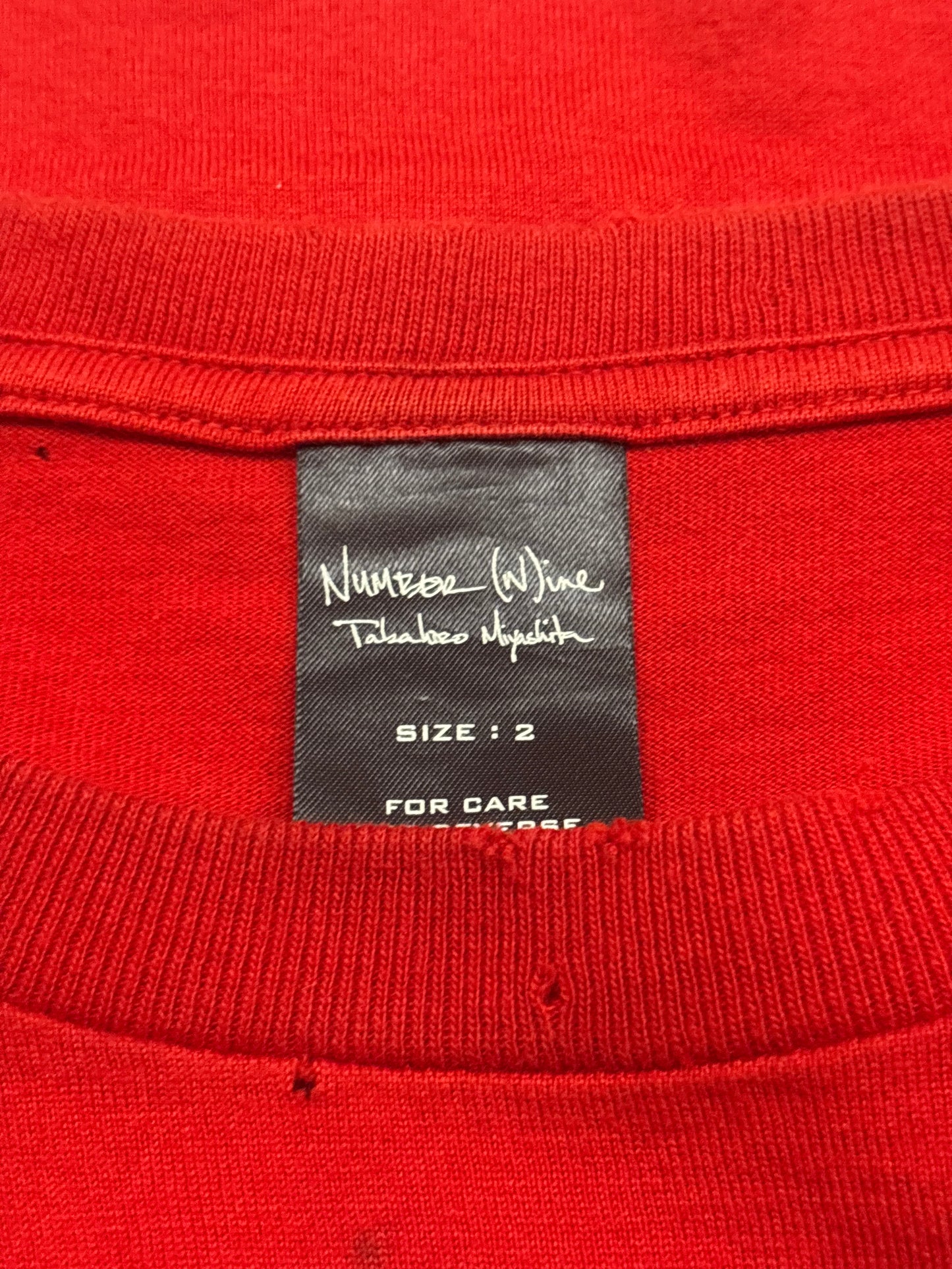 Number (N)ine SS06 Just Don’t Give A Fuck