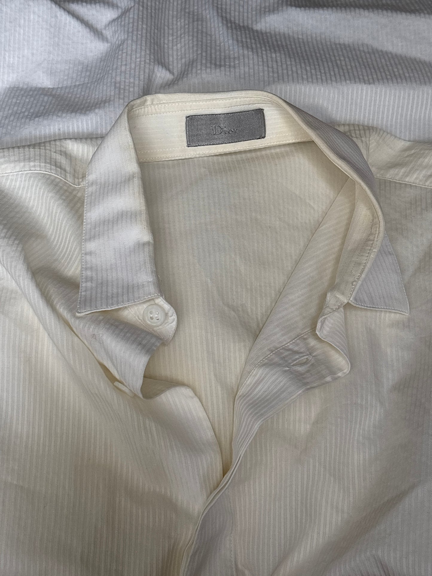 Dior Homme AW08 Pinstripe Dress Shirt