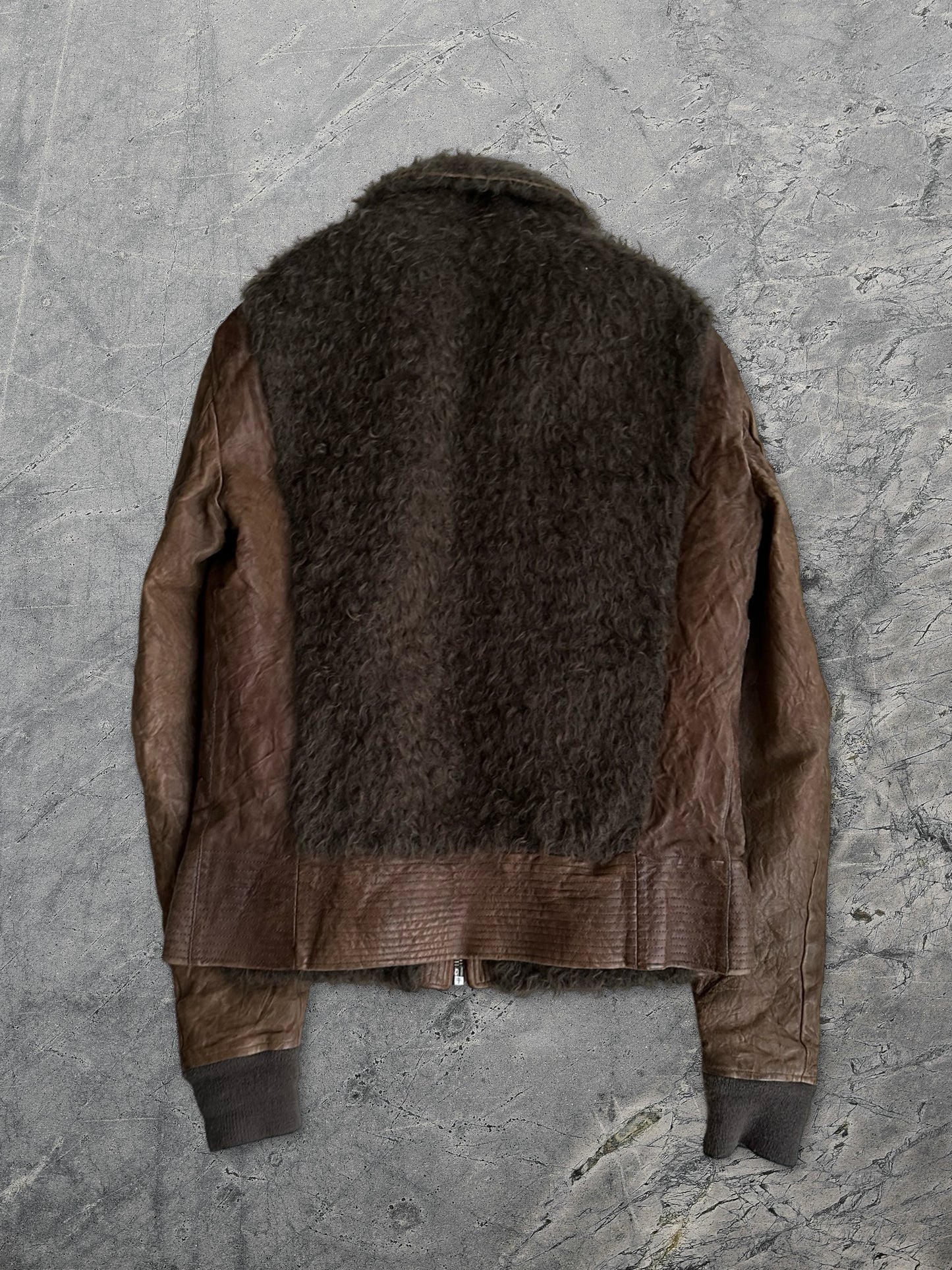 Rick Owens FW07 Exploder Fur Leather Jacket