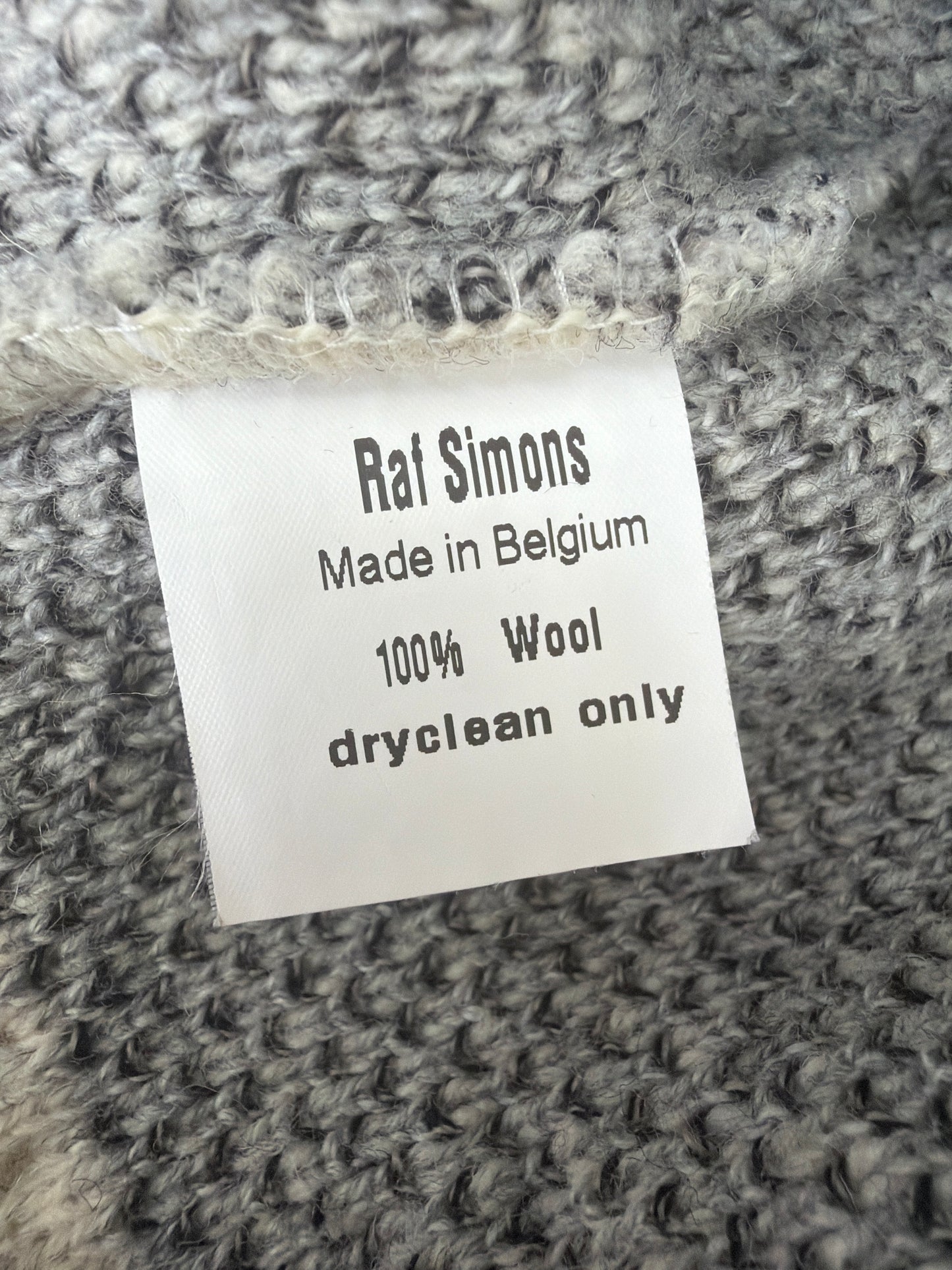 Raf Simons AW02 Virginia Creeper Runway Turtleneck Sweater