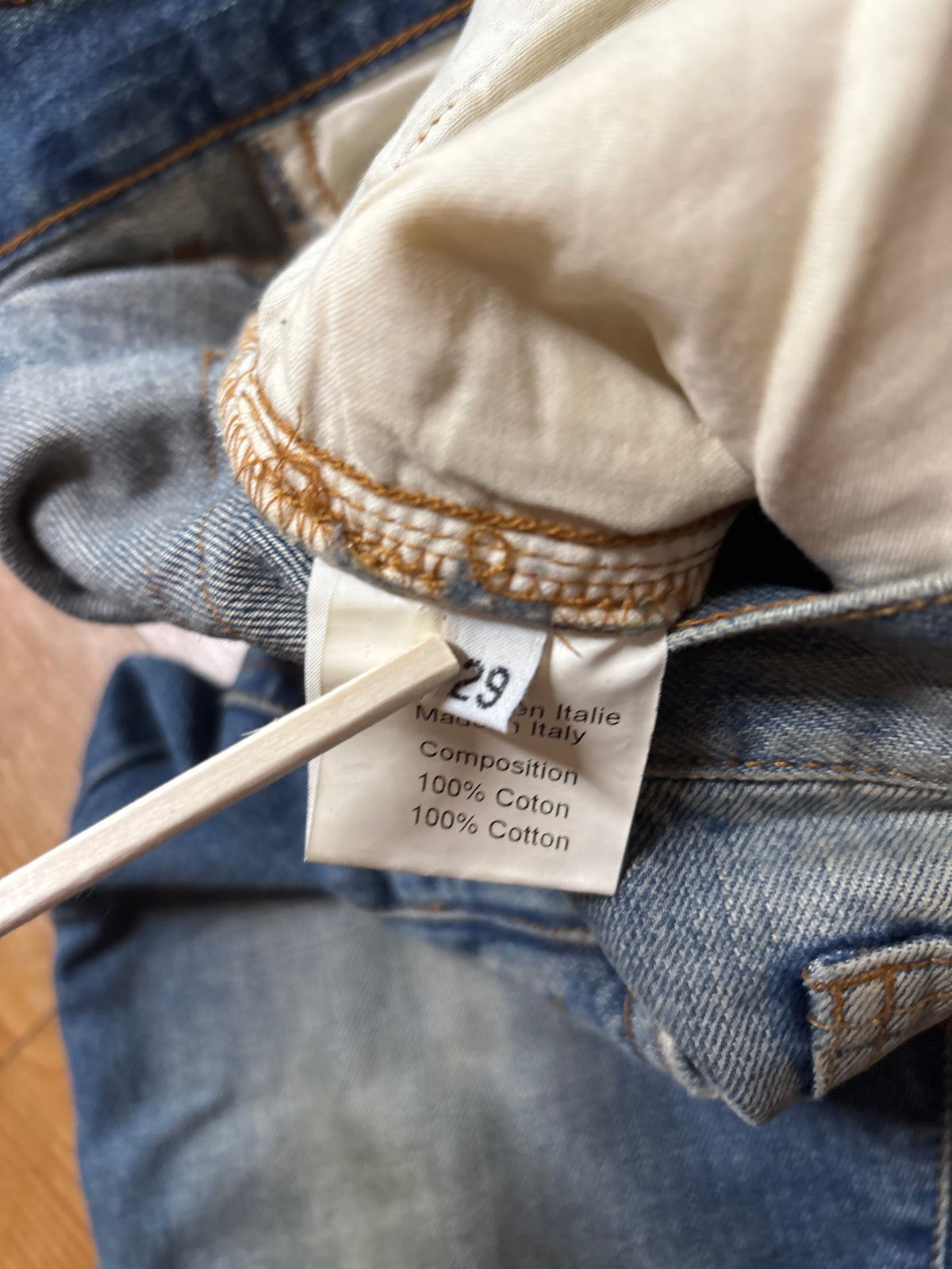 Balmain SS10  Wire Zip Biker Jeans