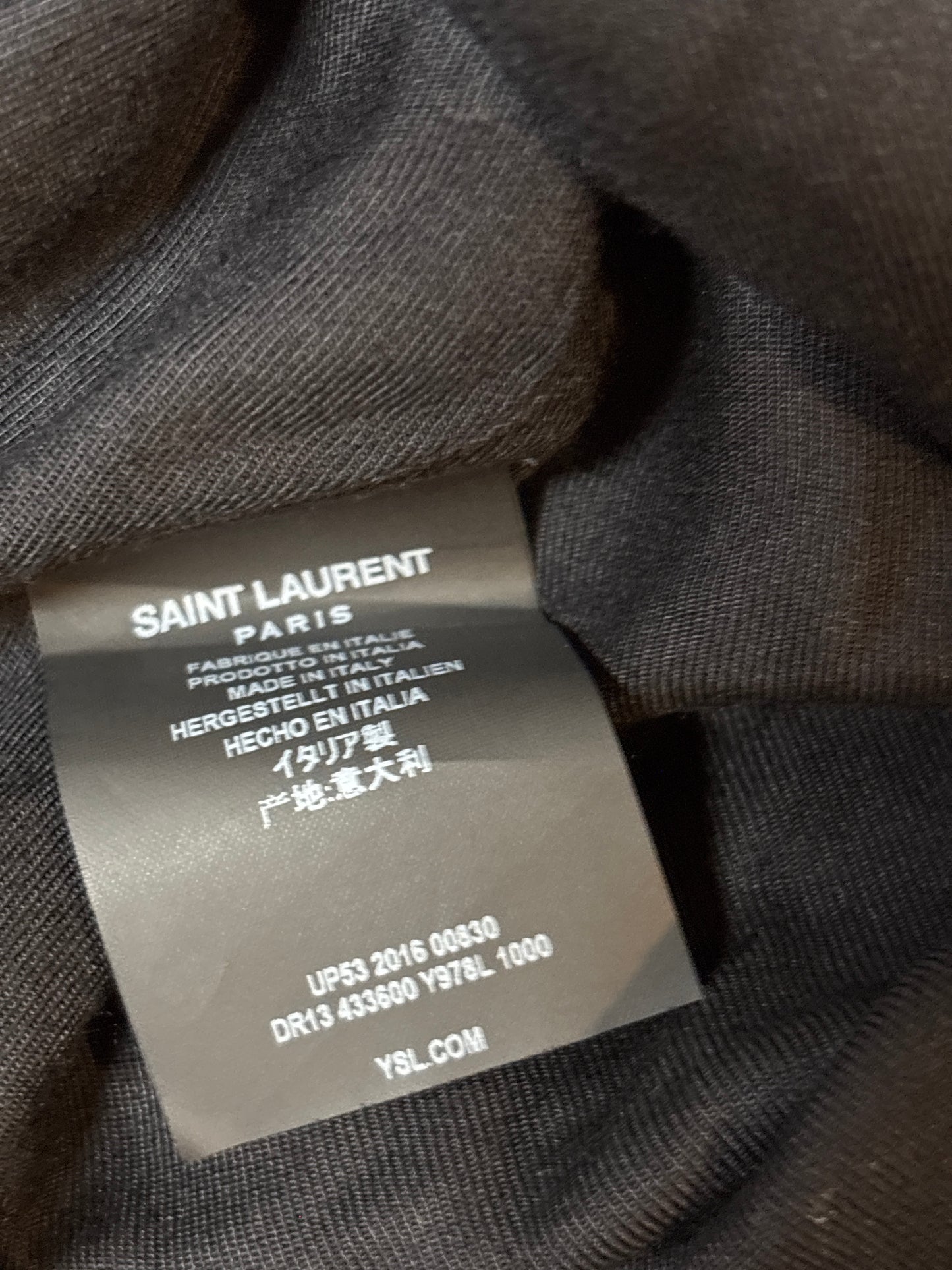 Saint Laurent Paris AW16 Chainmail Star Shirt