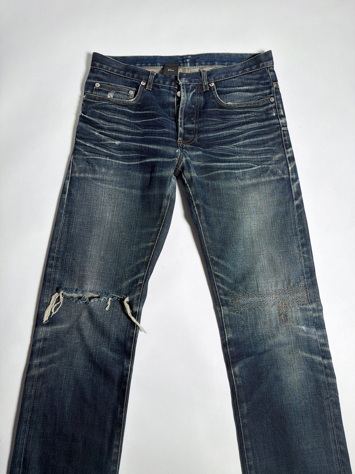 Dior Homme SS05 Whiskered Rust Denim