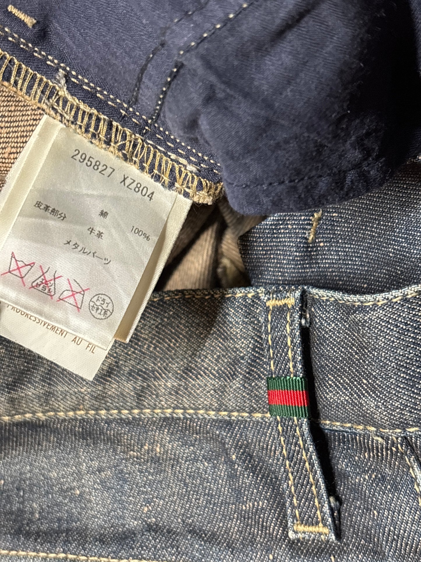 Gucci SS13 Horsebit Denim