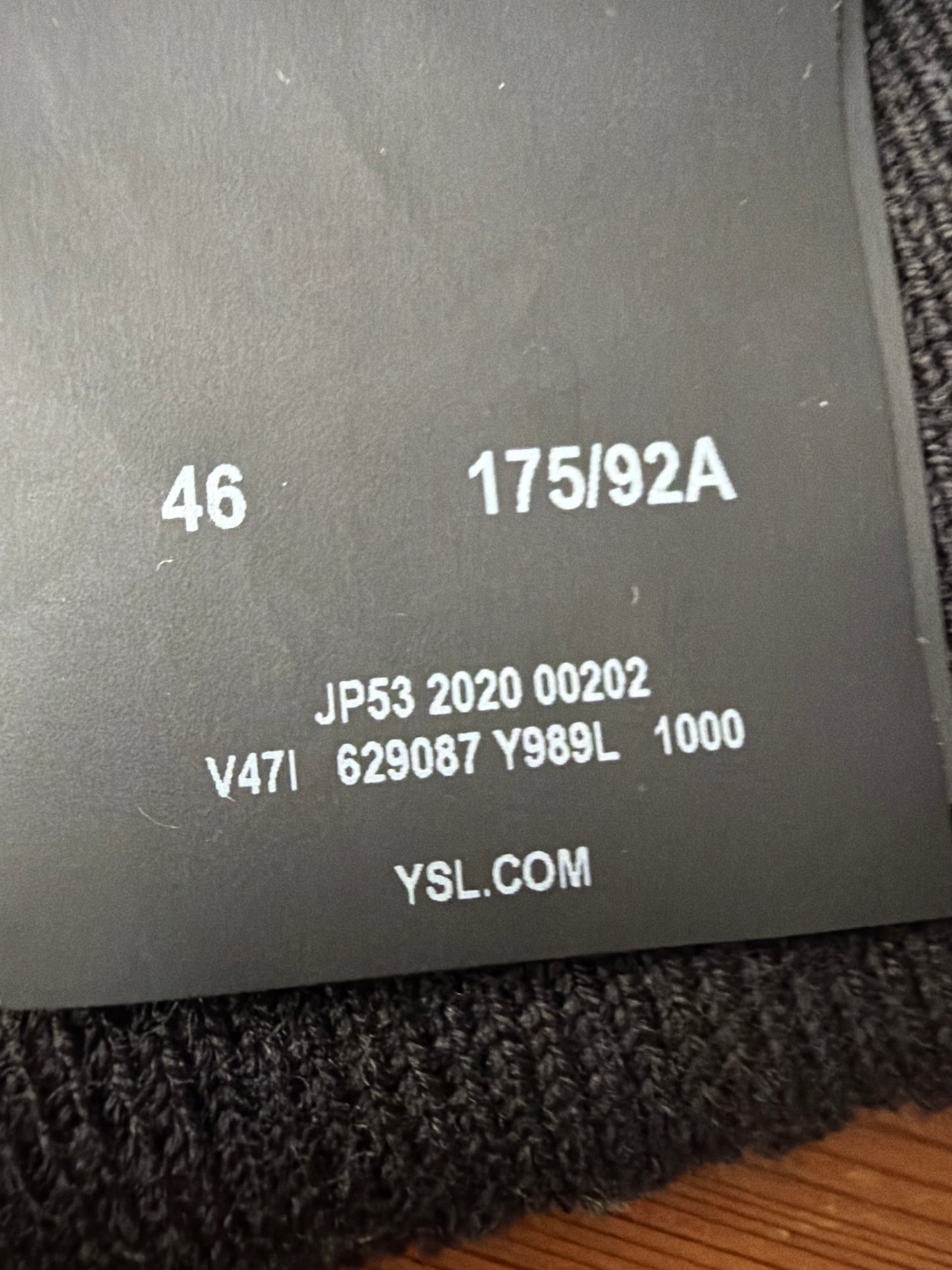 Saint Laurent SS20 Souvenir Jacket