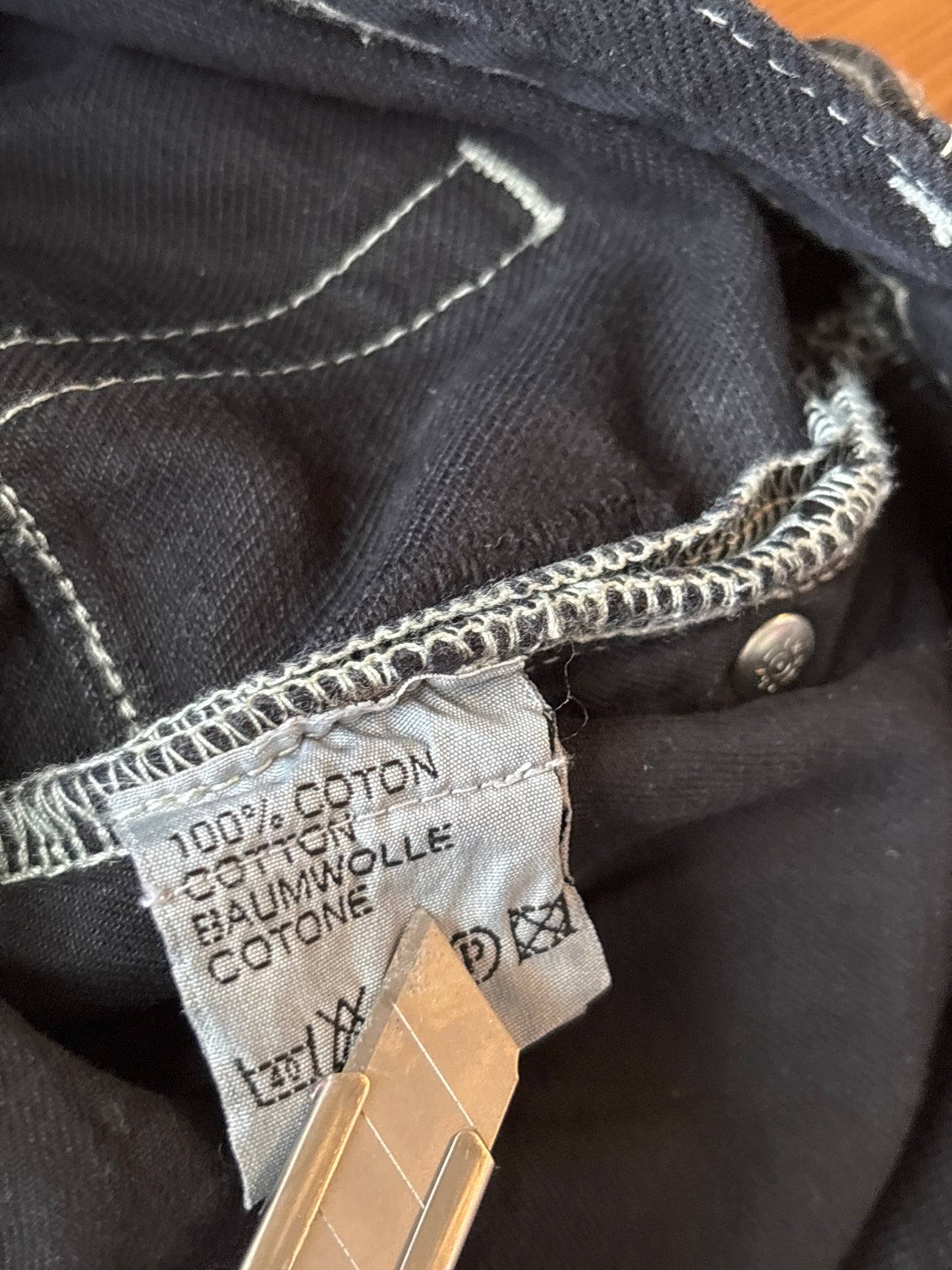 Dior Homme SS06 Contrast Stitch Denim