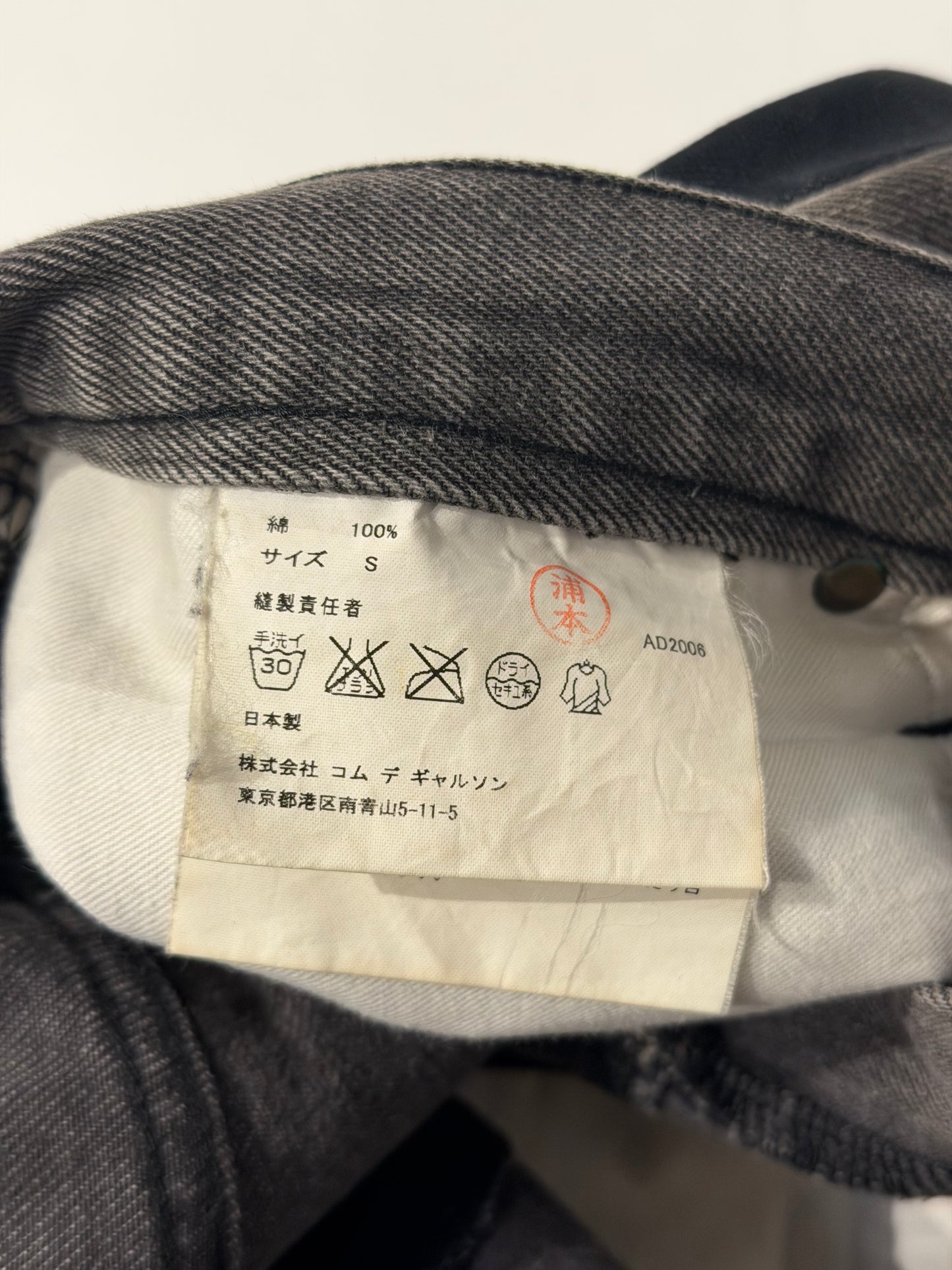 Junya Watanabe AW06 Reconstructed Jeans