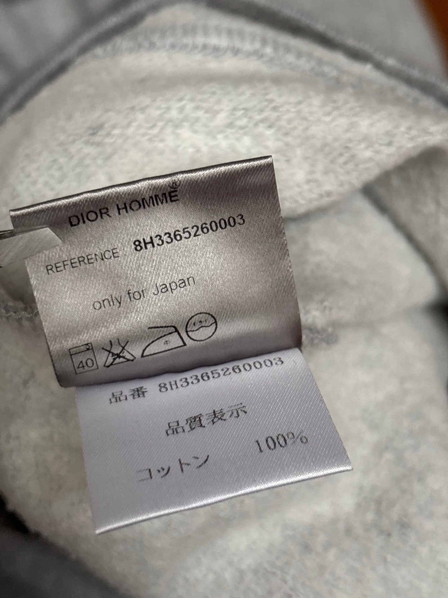 Dior Homme AW08 Double Hood Zip Up Sweater