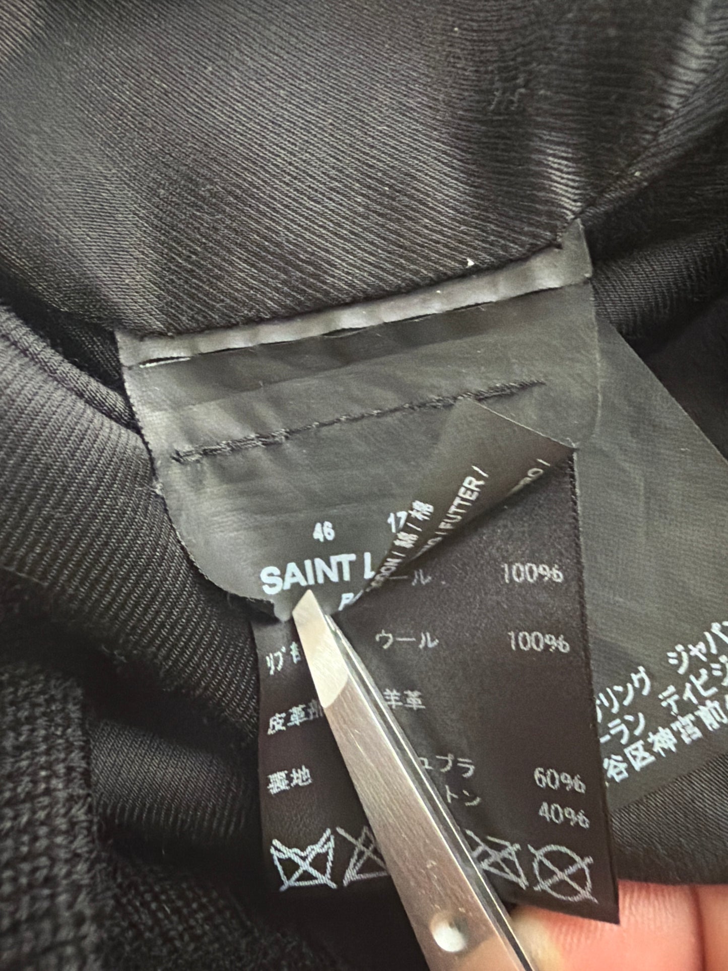 Saint Laurent AW14 Teddy Jacket