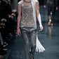 Dior Homme AW05 6.5 Heel Gold Runway Boots