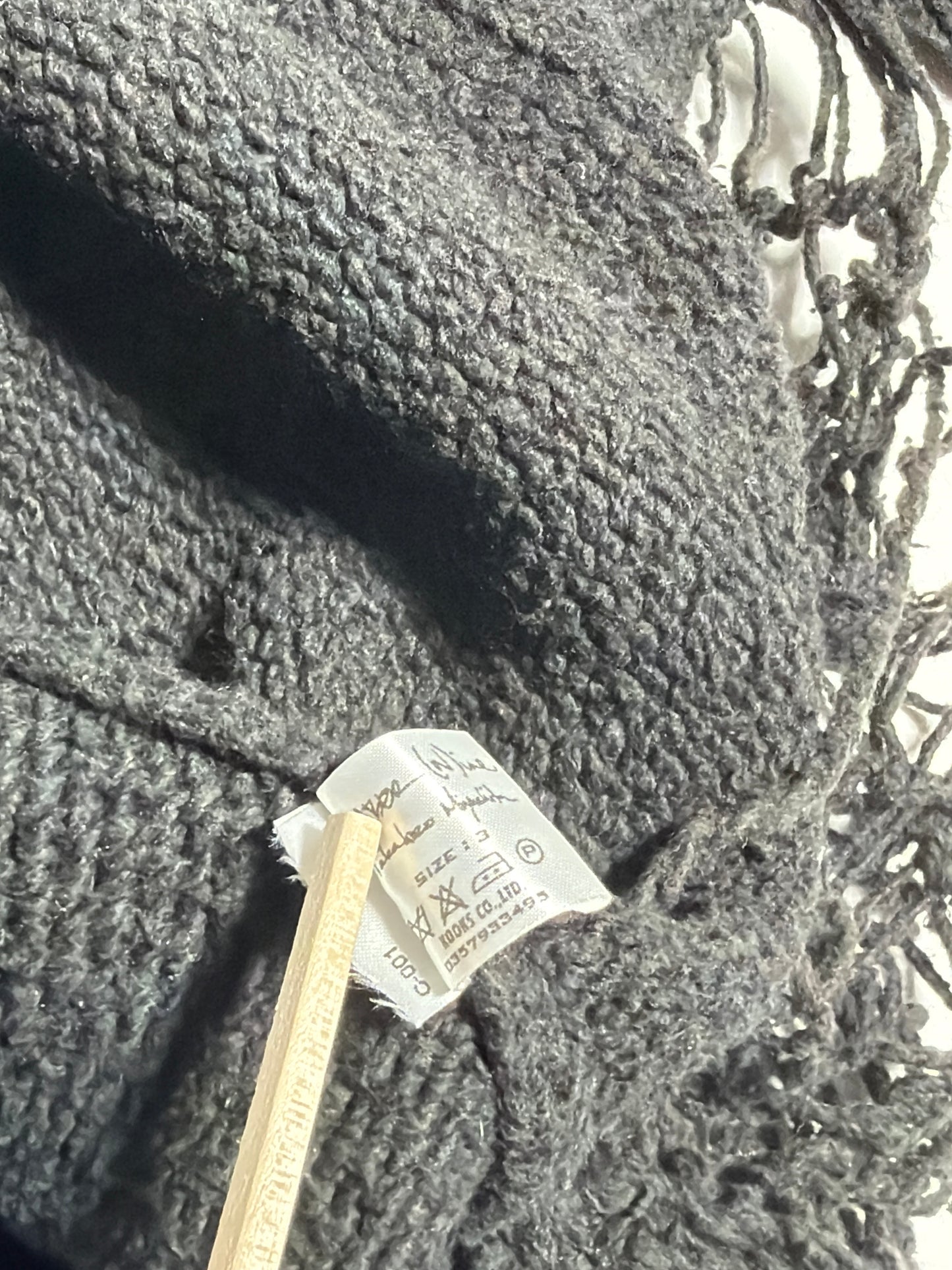 Number (N)ine AW03 Distressed Cardigan Sweater