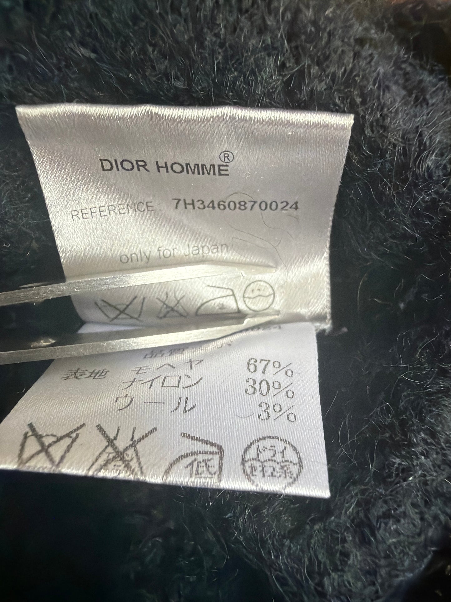 Dior Homme AW07 Runway Mohair Sweater