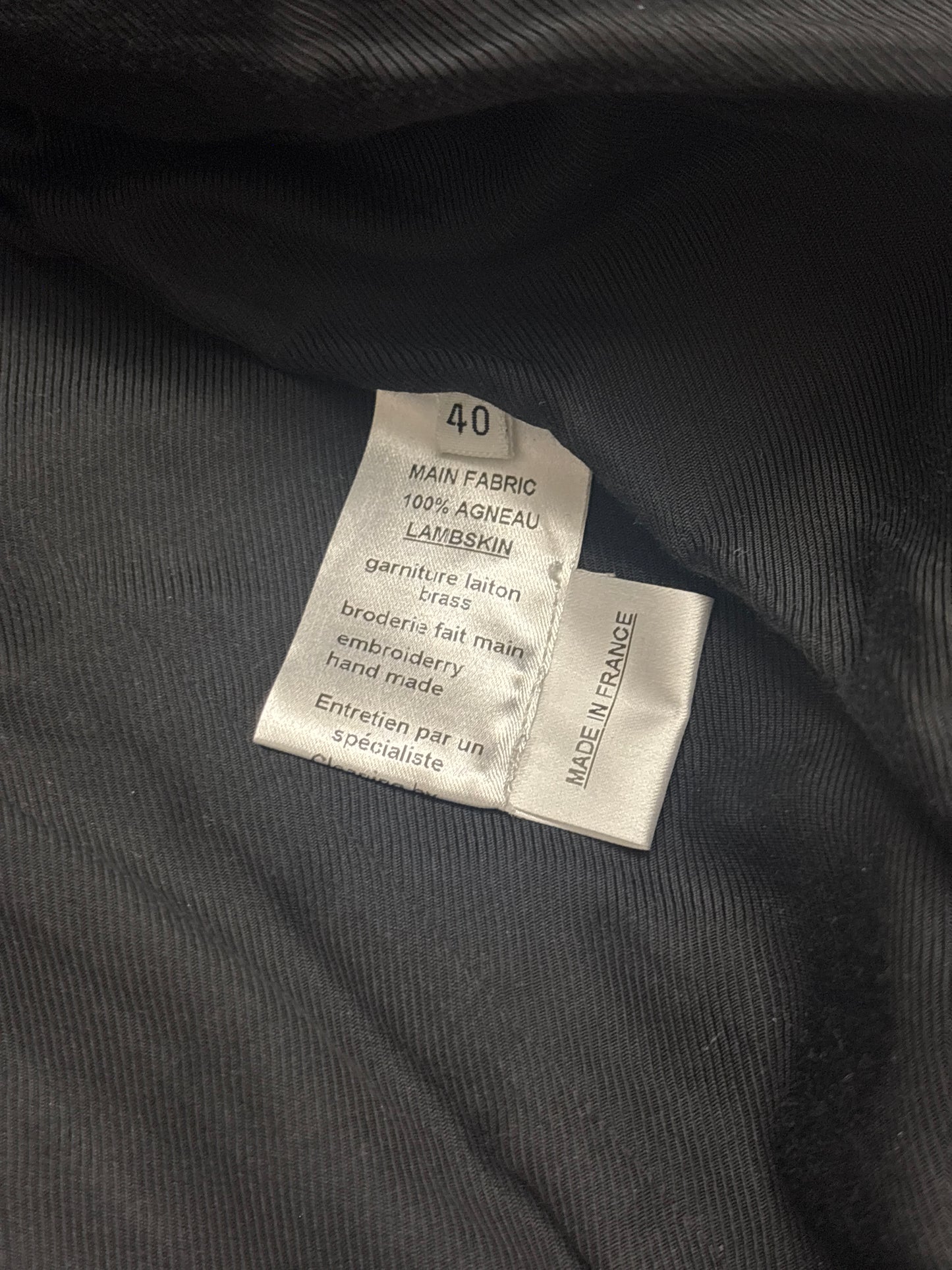 Balmain SS11 Safety Pin Leather Jacket