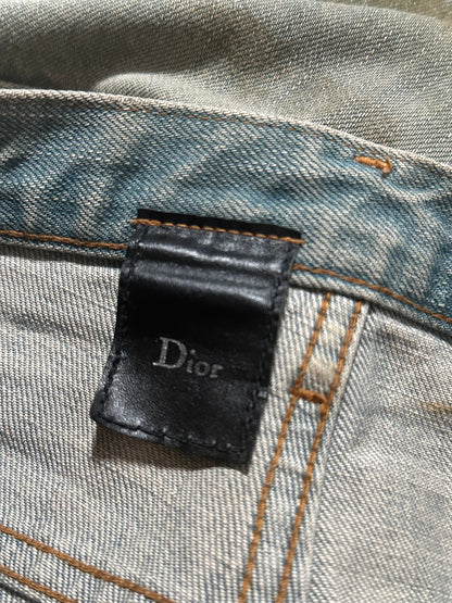 Dior Homme SS04 Dirty Waxed Bleu Claire Denim