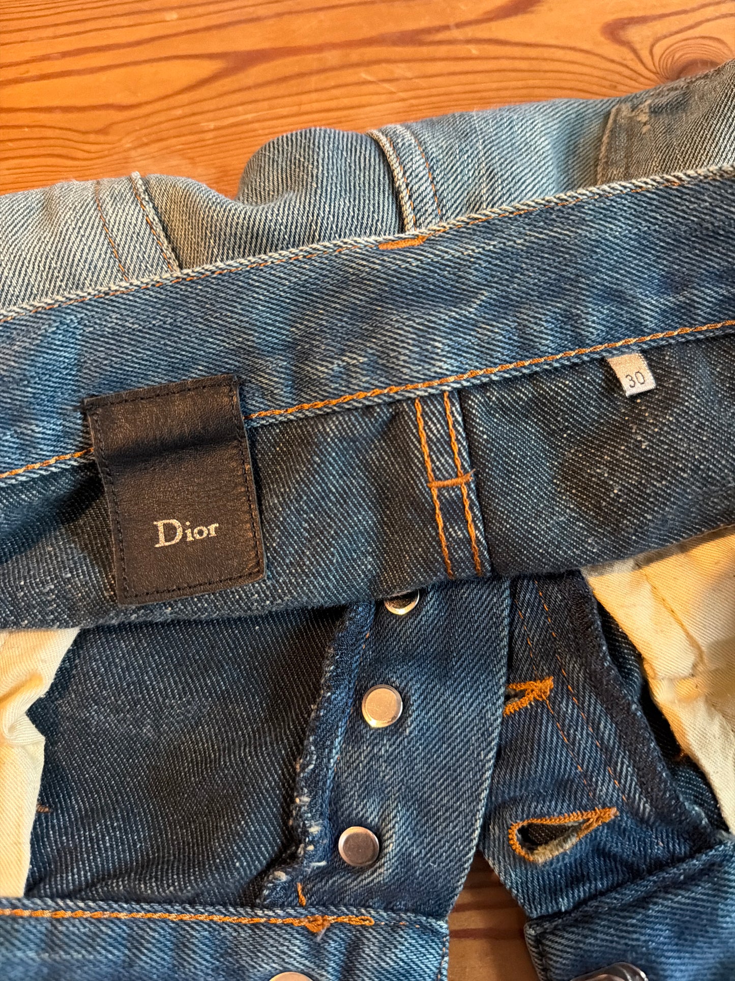 Dior Homme SS11 Repair Patchwork Denim