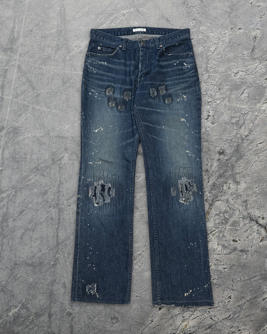 Number (N)ine AW01 Grunge Denim