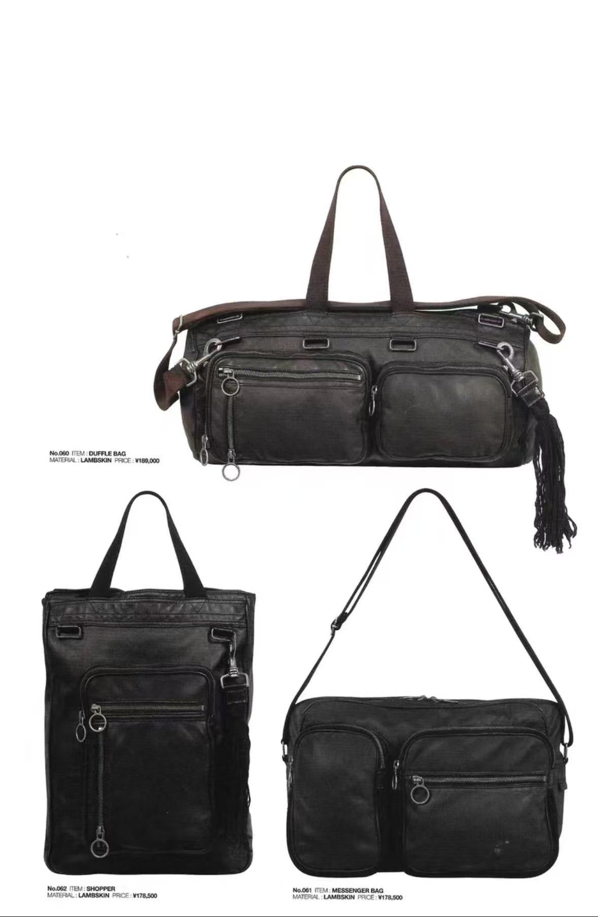 Dior Homme AW06 OG Brown Deville Duffle Bag