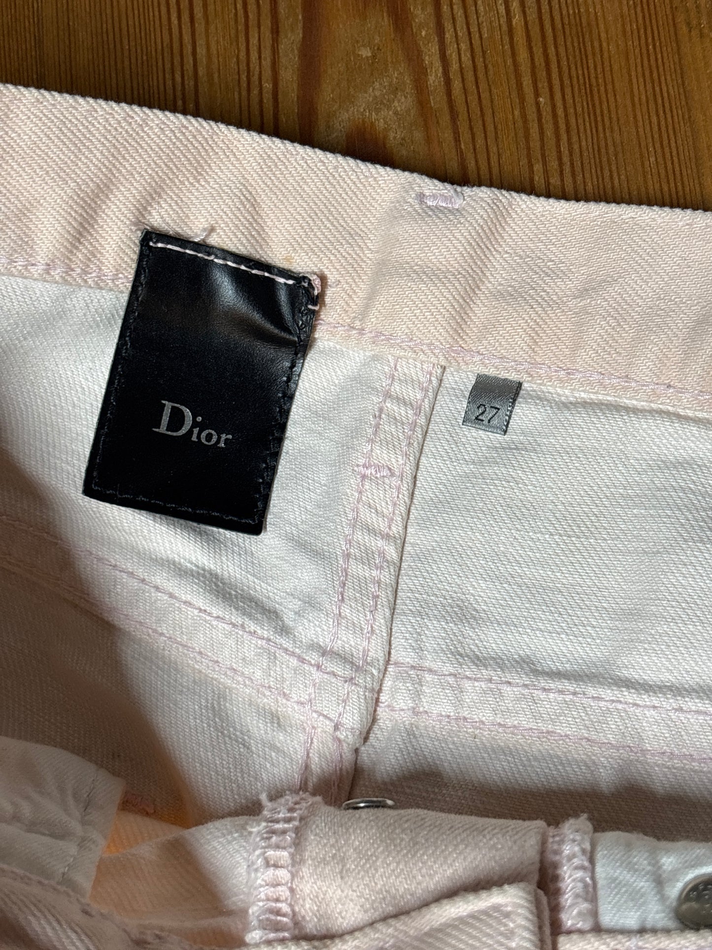 Dior Homme SS06 Pink Clawmark Denim