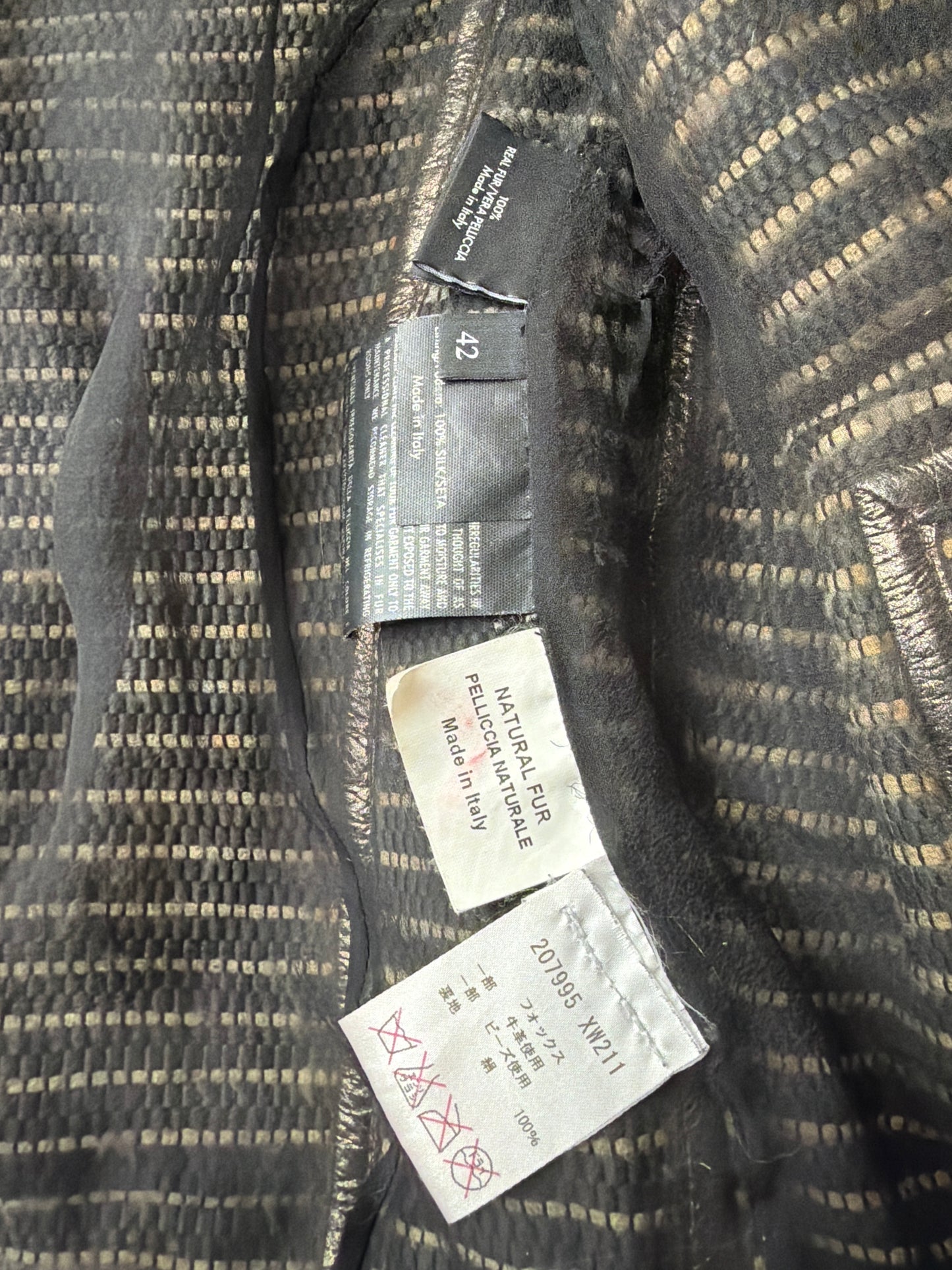Gucci AW07 Beaver Fox Fur Women's Coat