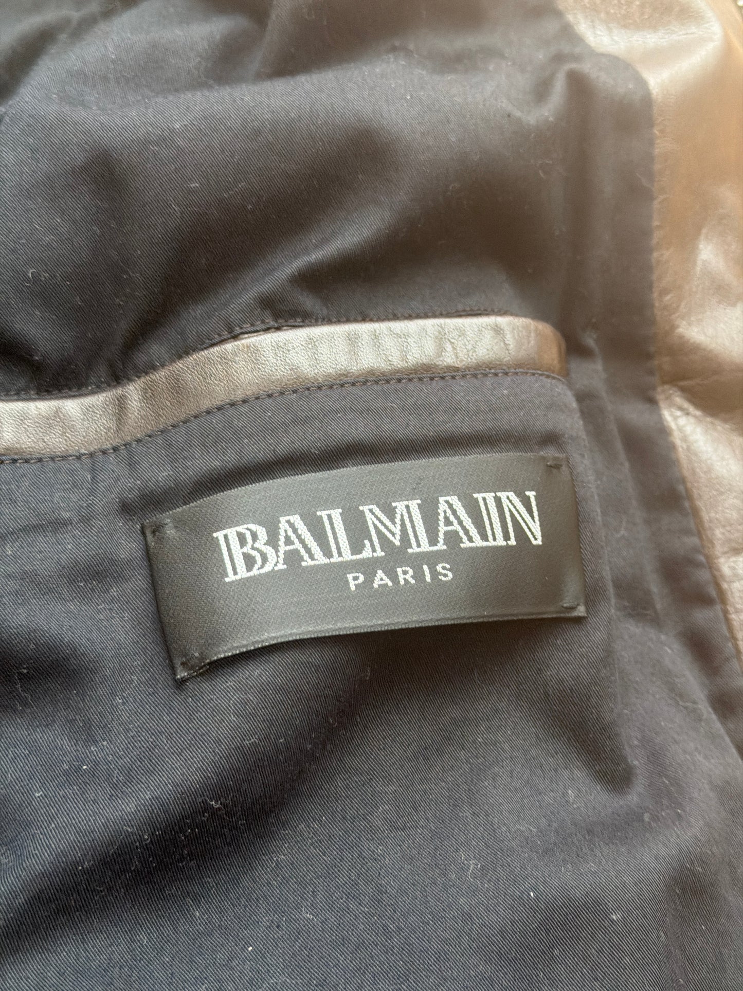Balmain Homme AW11 Campaign Quilted Leather Jacket