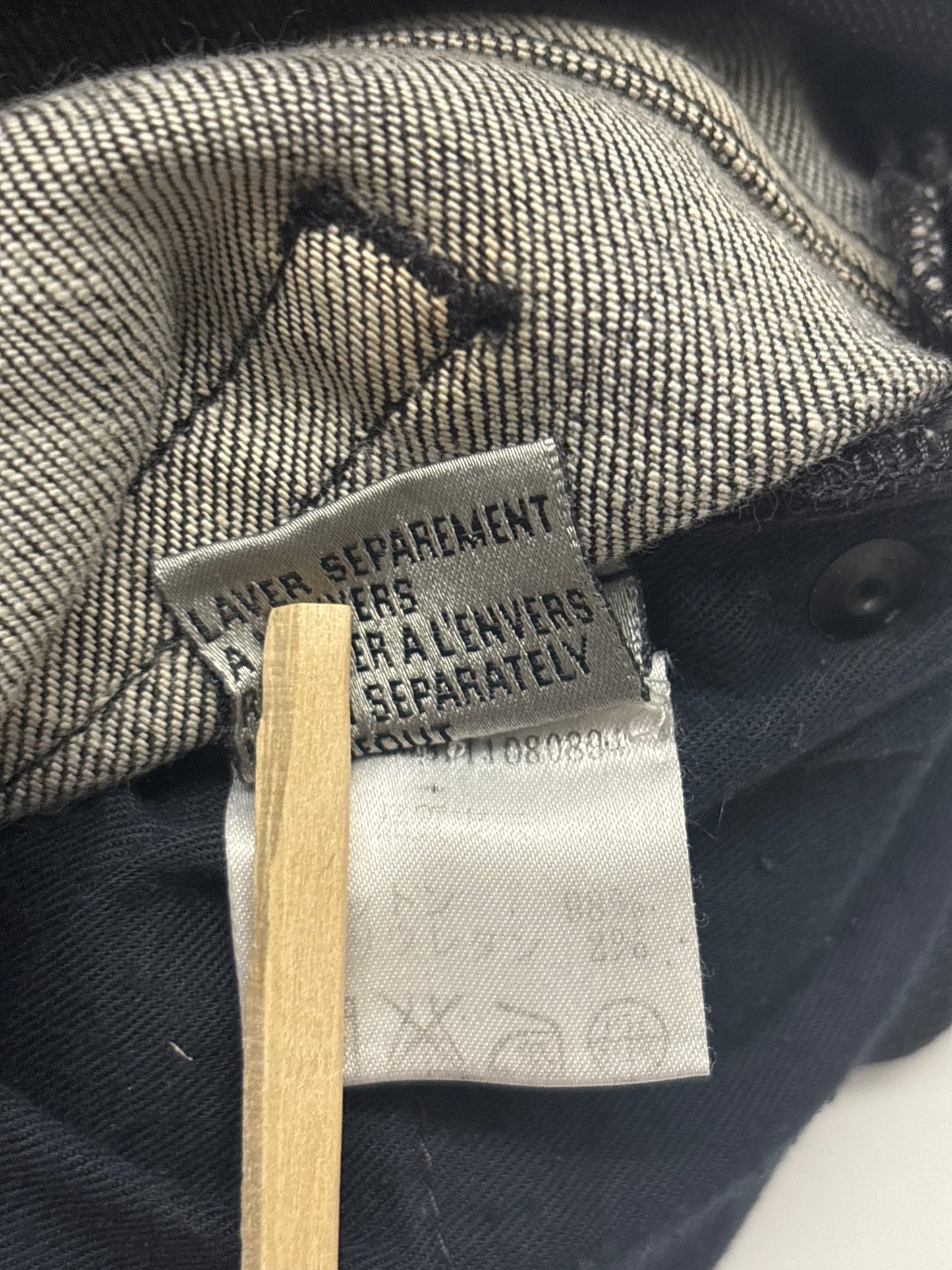 Dior Homme AW08 Wax Coated Denim