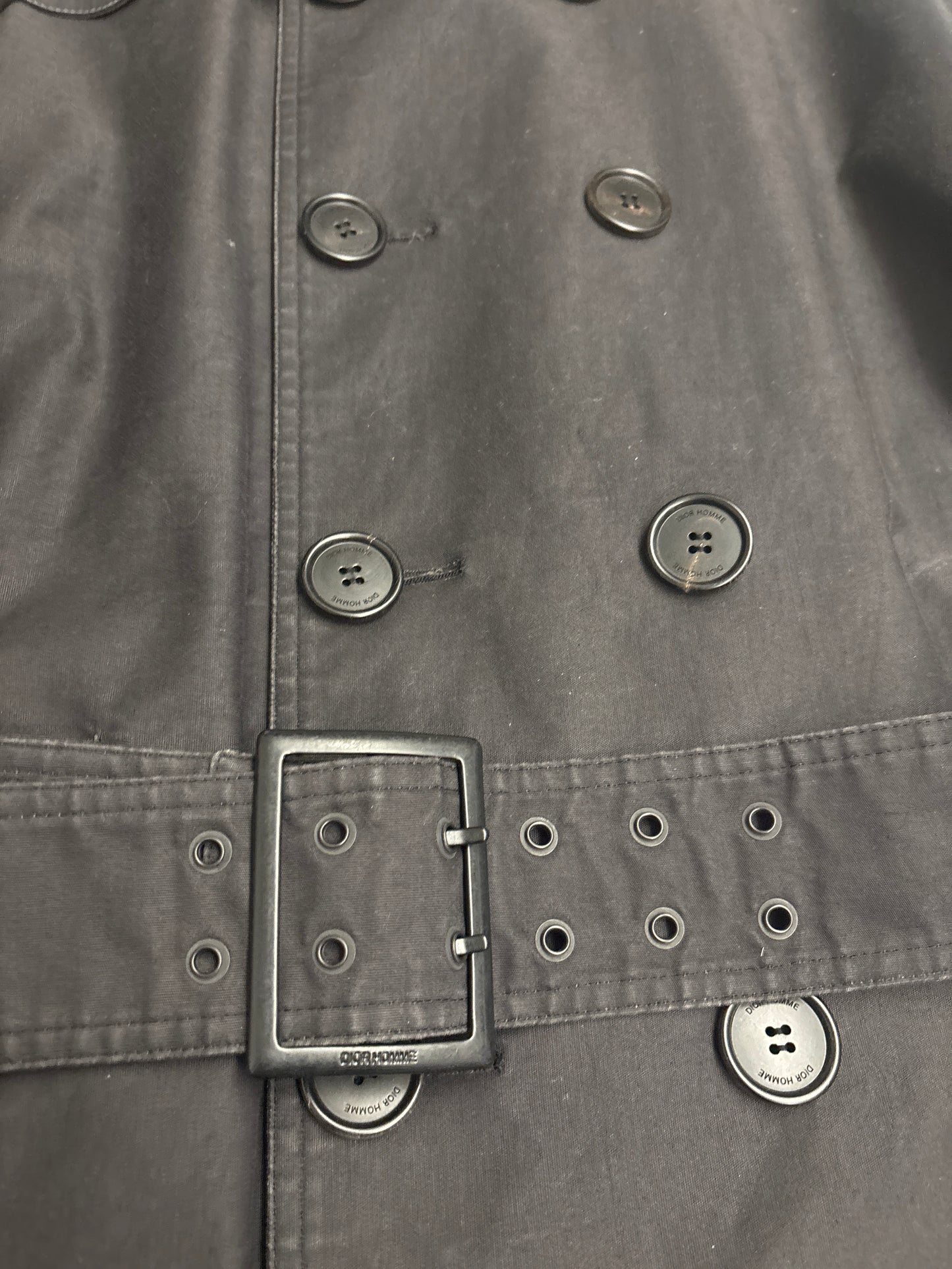 Dior Homme AW07 Belted Trench Coat