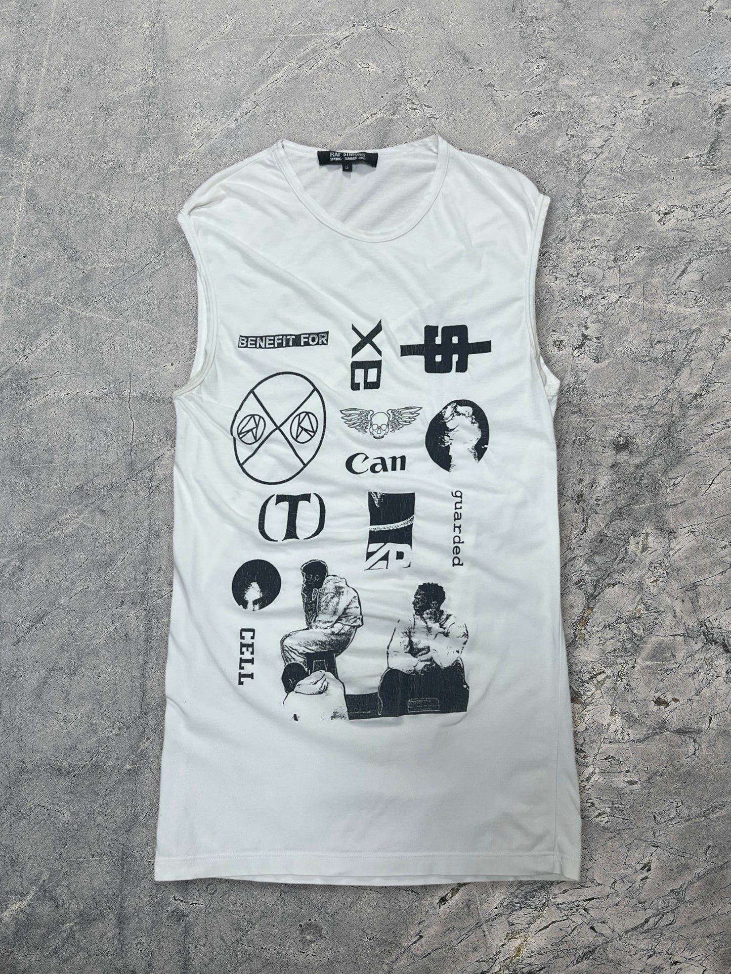 Raf Simons SS03 Consumed Cell Tank Top