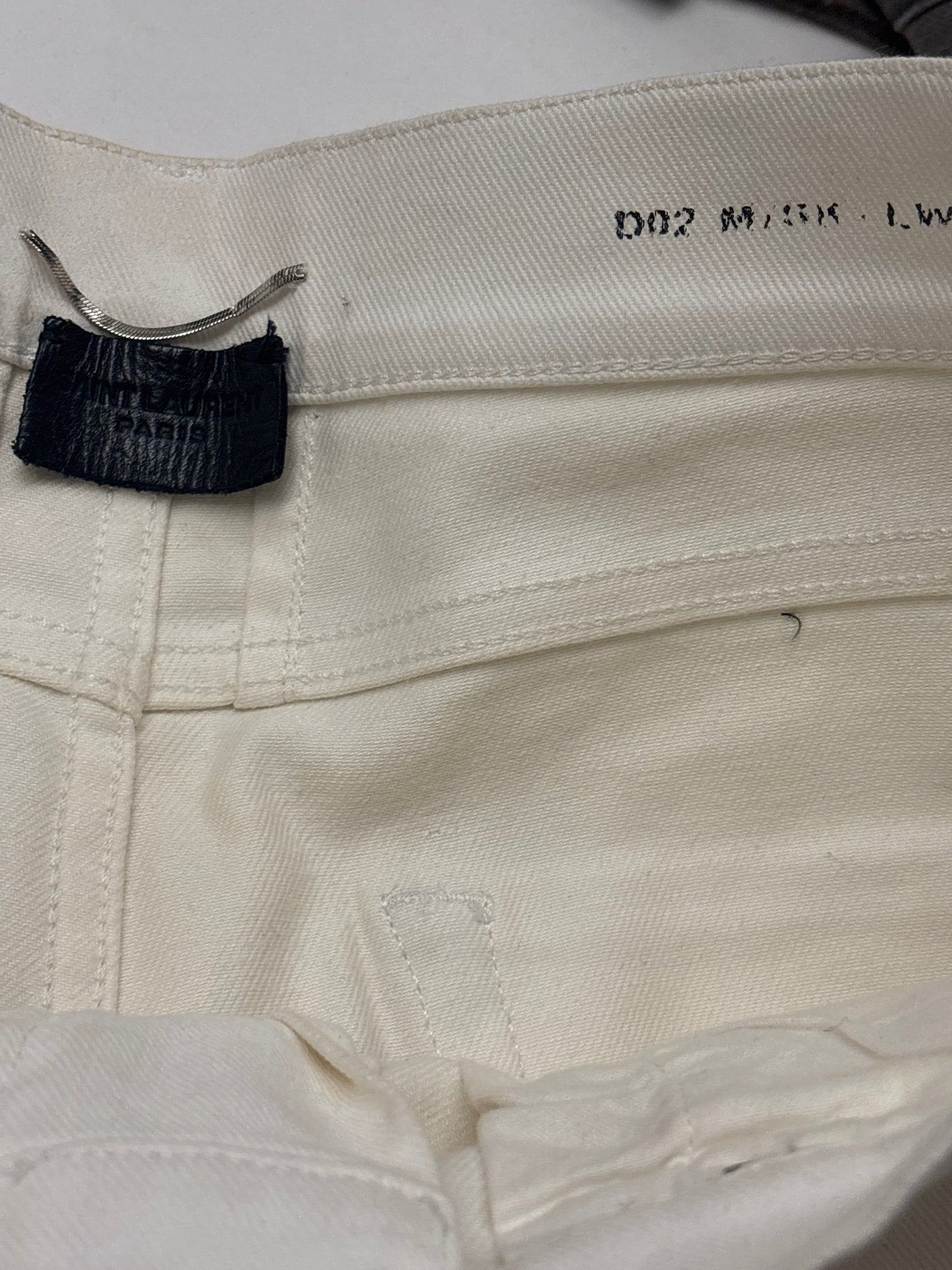 Saint Laurent Paris SS14 White D02 Denim