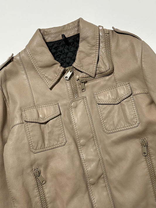 Dior Homme AW05 L Zip Leather Jacket