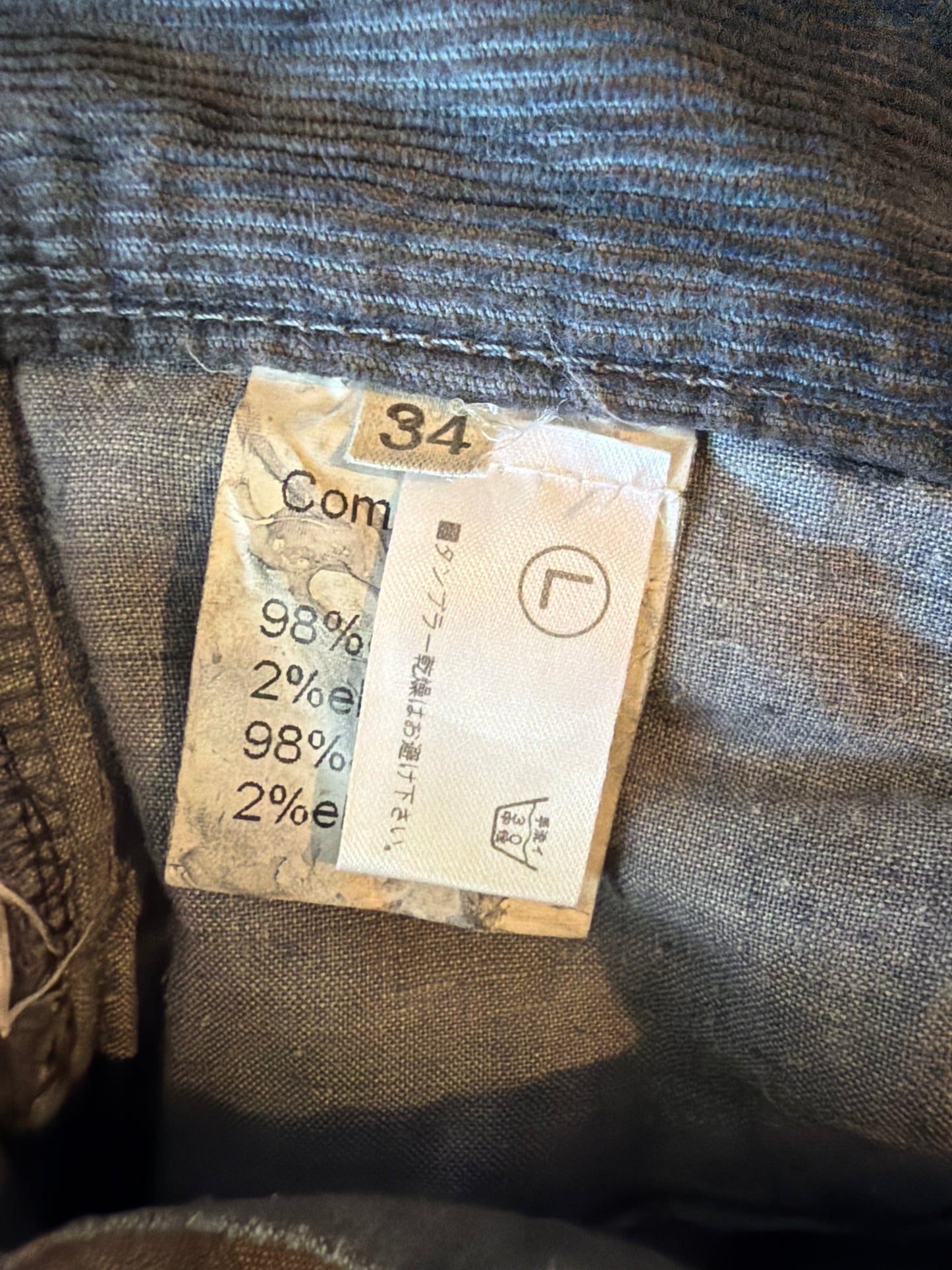 Balmain AW11 Coated Corduroy Pants