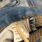 Balmain SS11 Eagle Coin Biker Denim