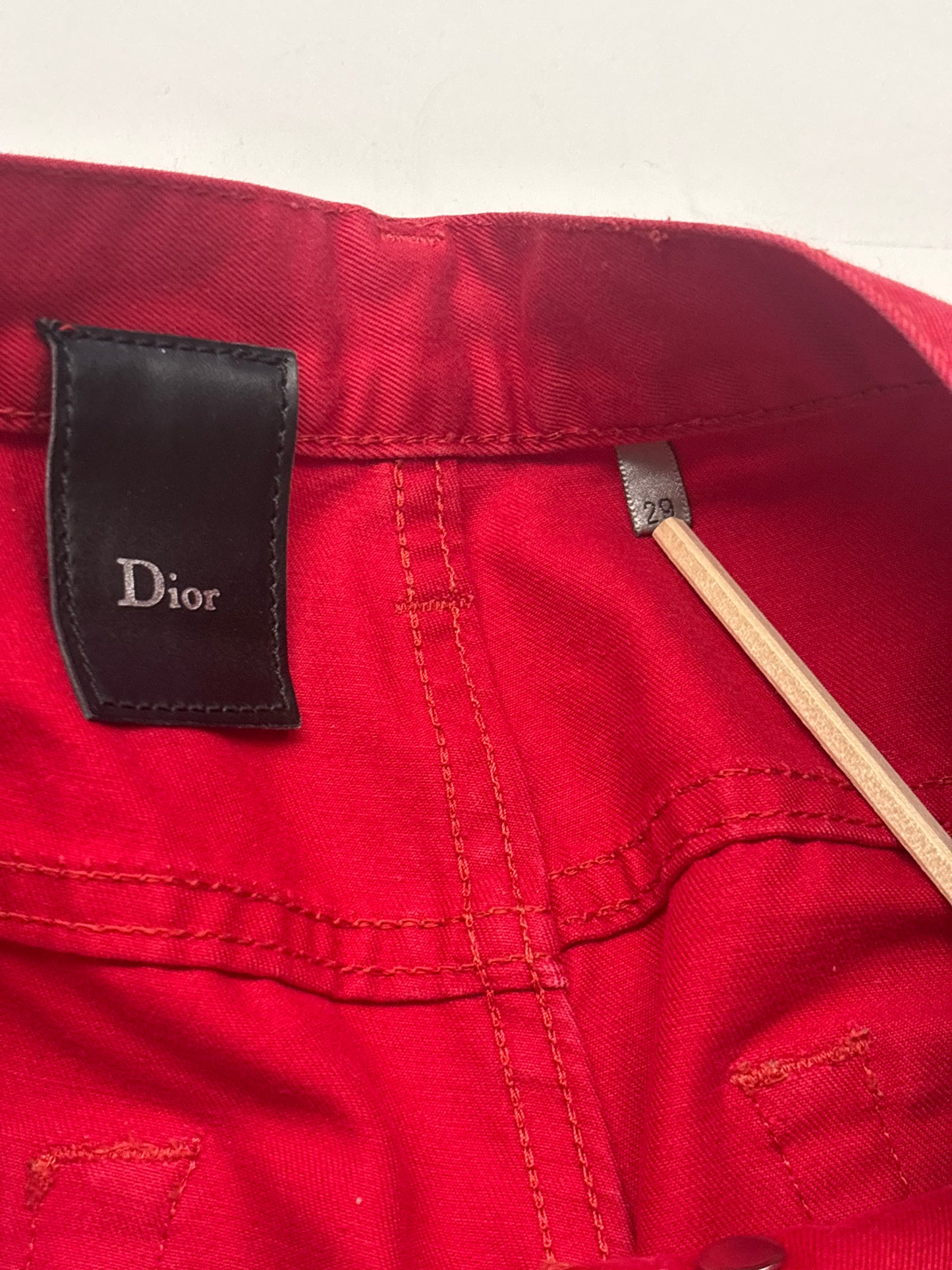 Dior Homme SS05 Runway Red Whisker Pants