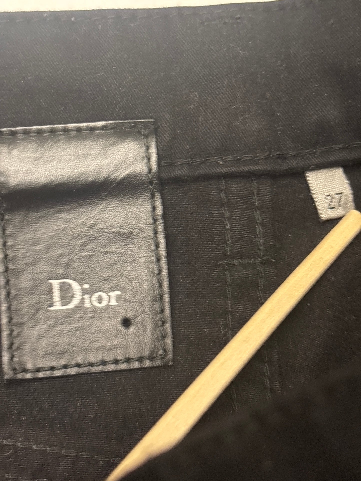 Dior Homme AW07 Fade Coating Denim