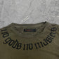 Undercover SS03 No gods No masters distressed scab tee