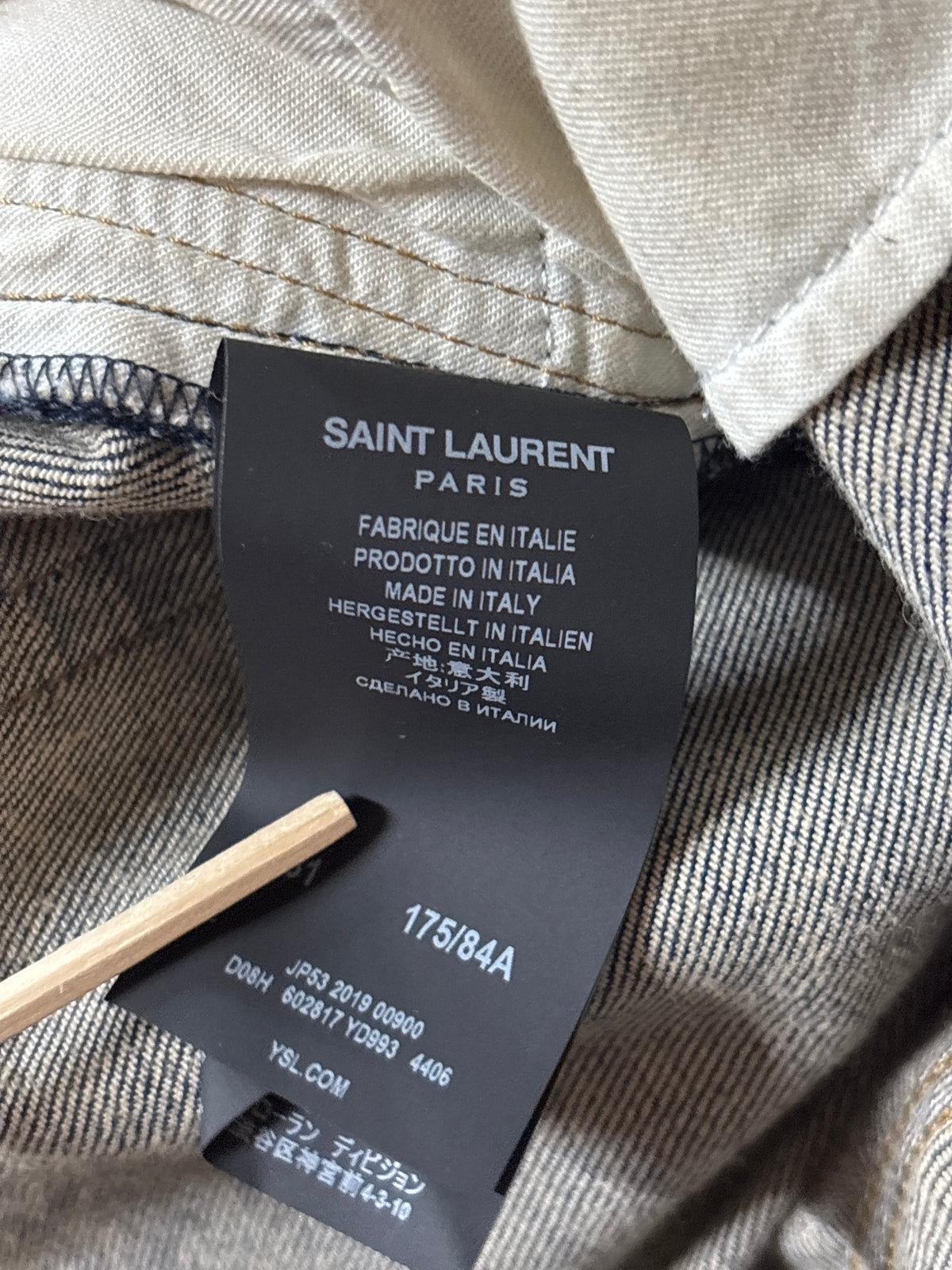 Saint Laurent Paris SS20 D03 Denim