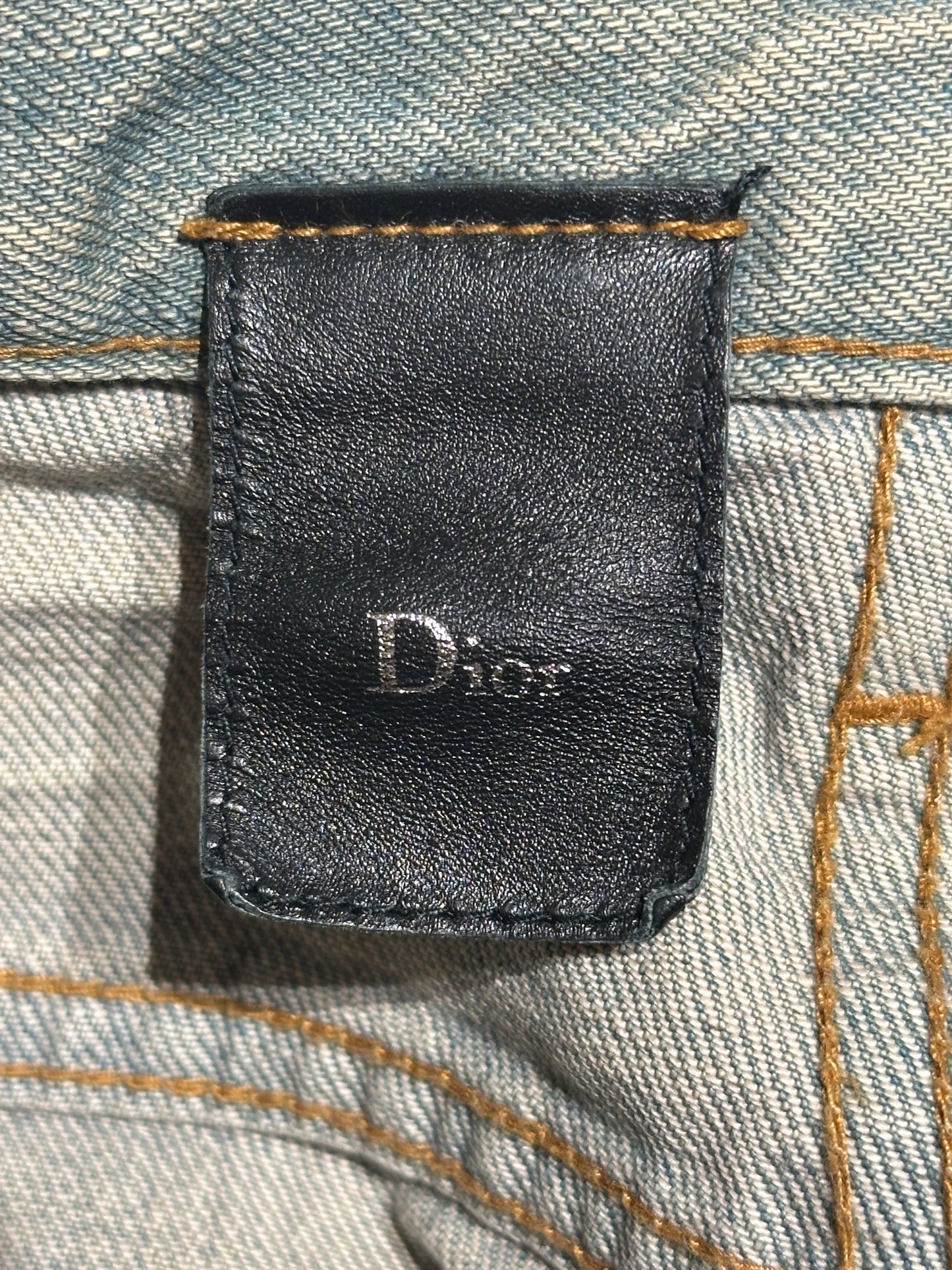 Dior Homme SS04 Dirty Bleu Claire Denim