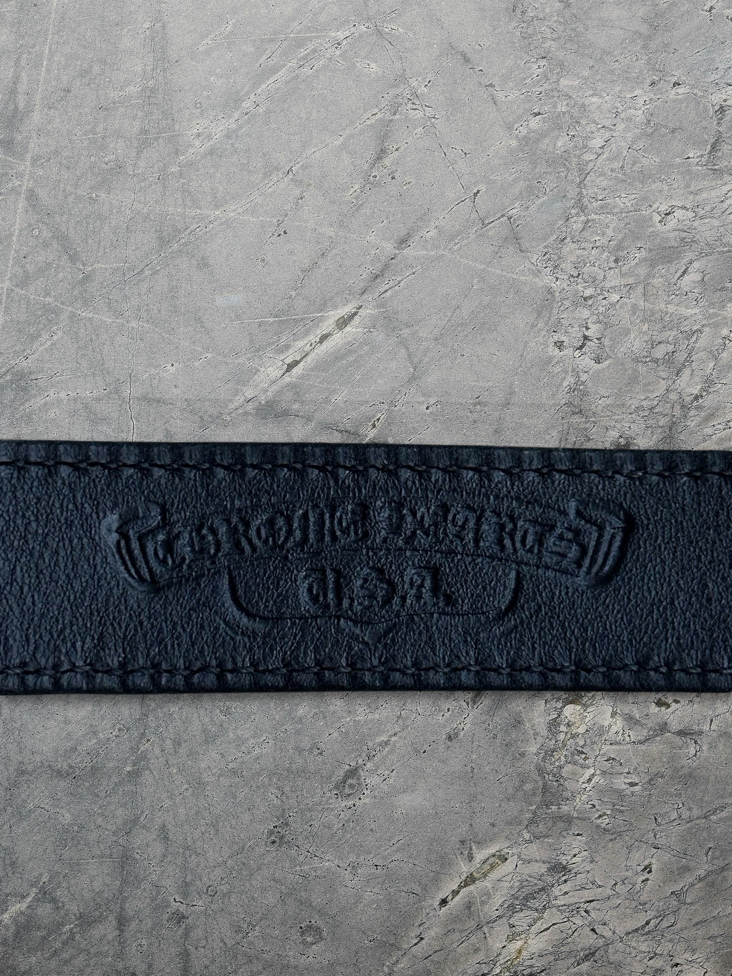 Chrome Hearts Leather Snap Bracelet