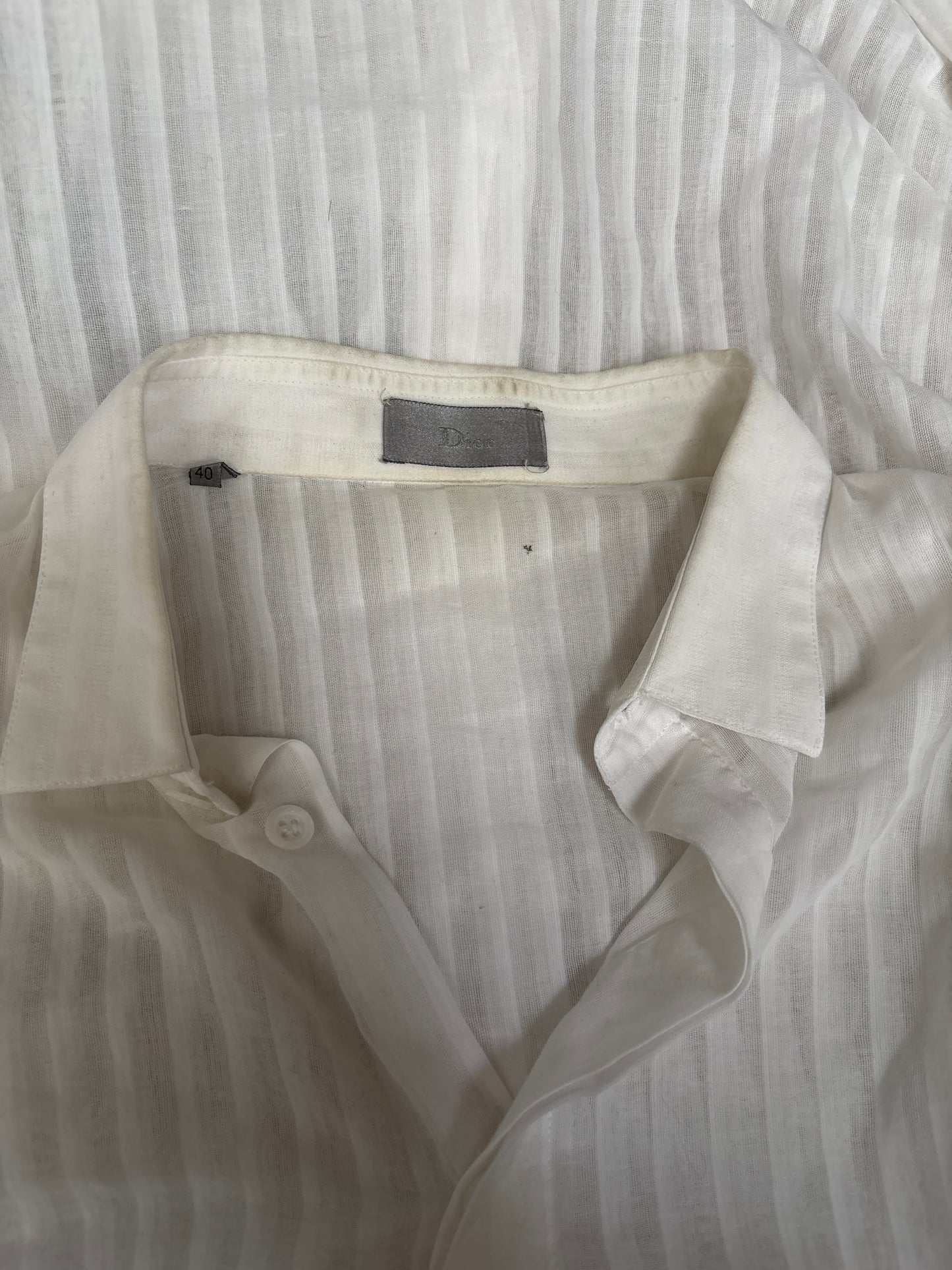 Dior Homme SS05 Sheer Button Up
