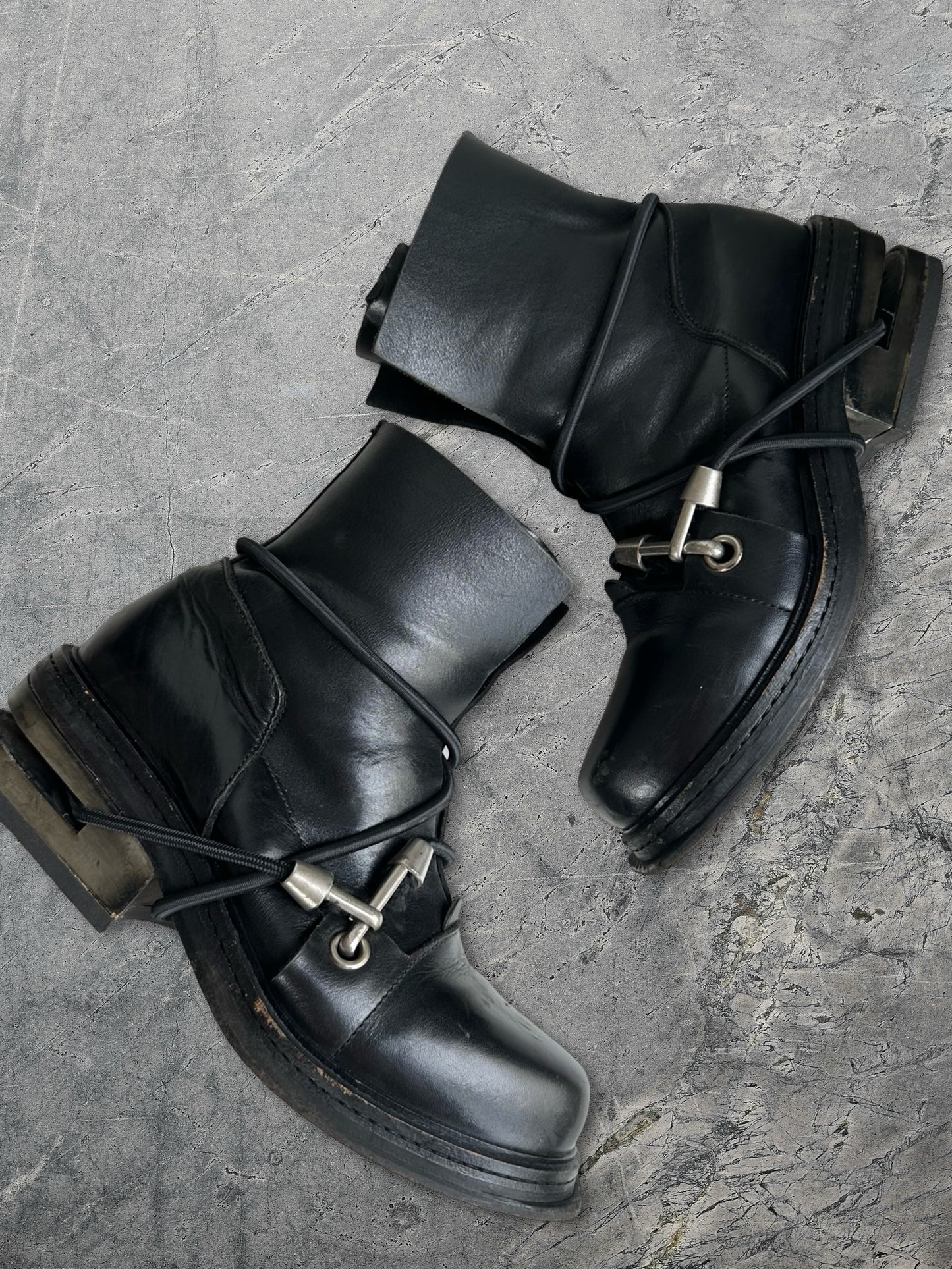 Dirk Bikkembergs AW1996 Steel Heel Bungee Boots