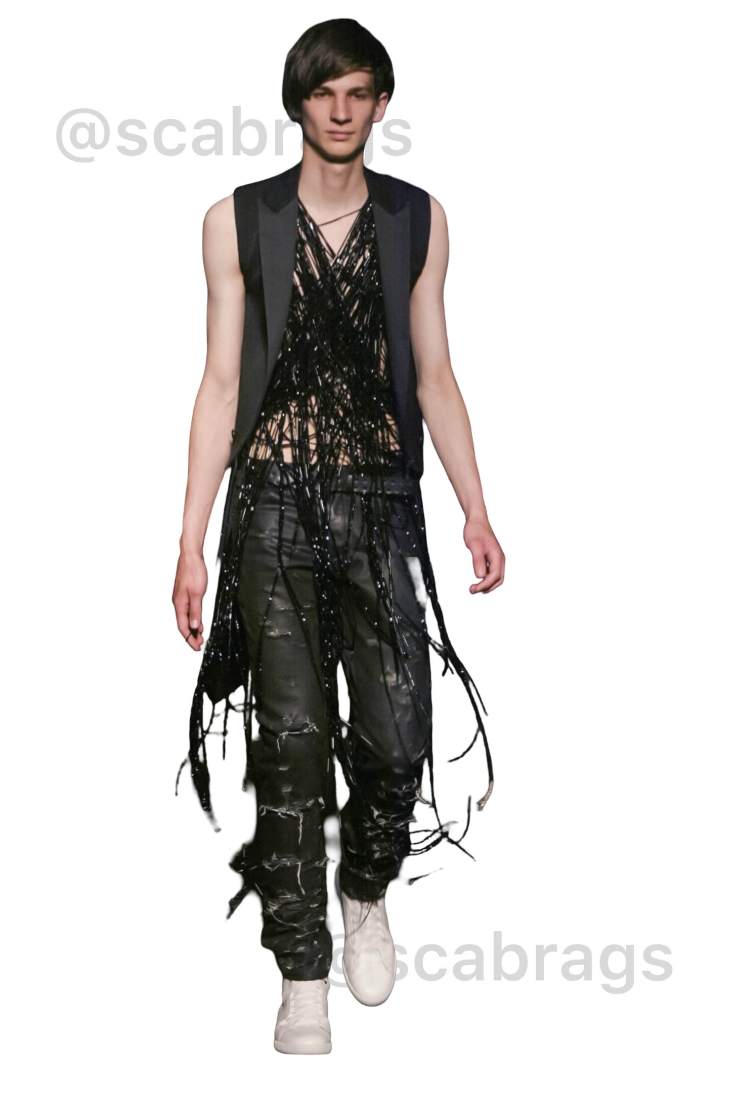 Dior Homme SS04 Strip Denim