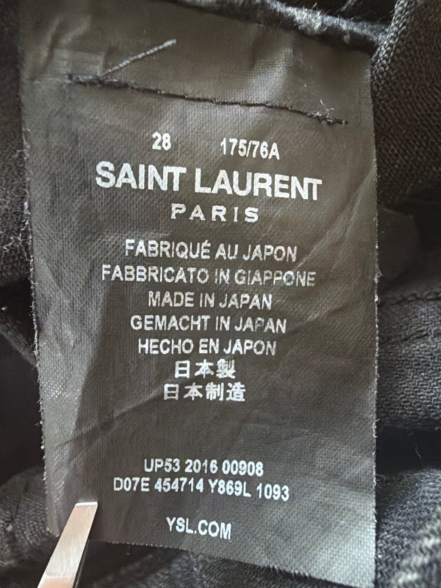 Saint Laurent SS17 Repaired D02 Denim