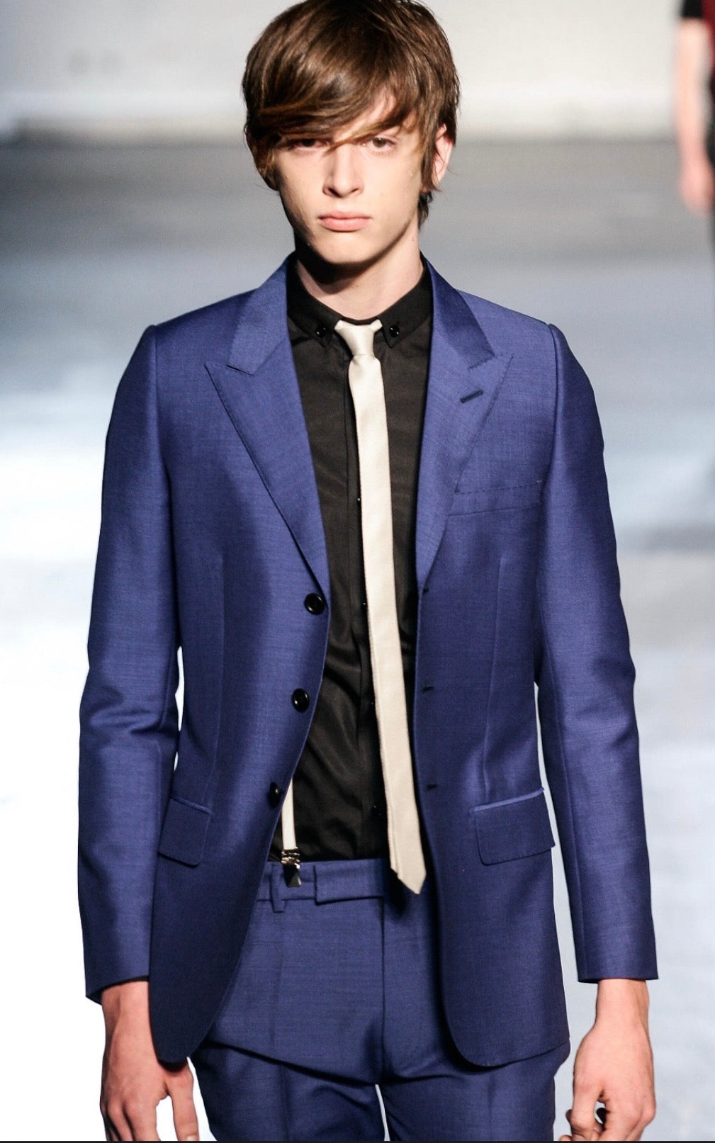 Dior Homme SS06 Metallic Blue Blazer