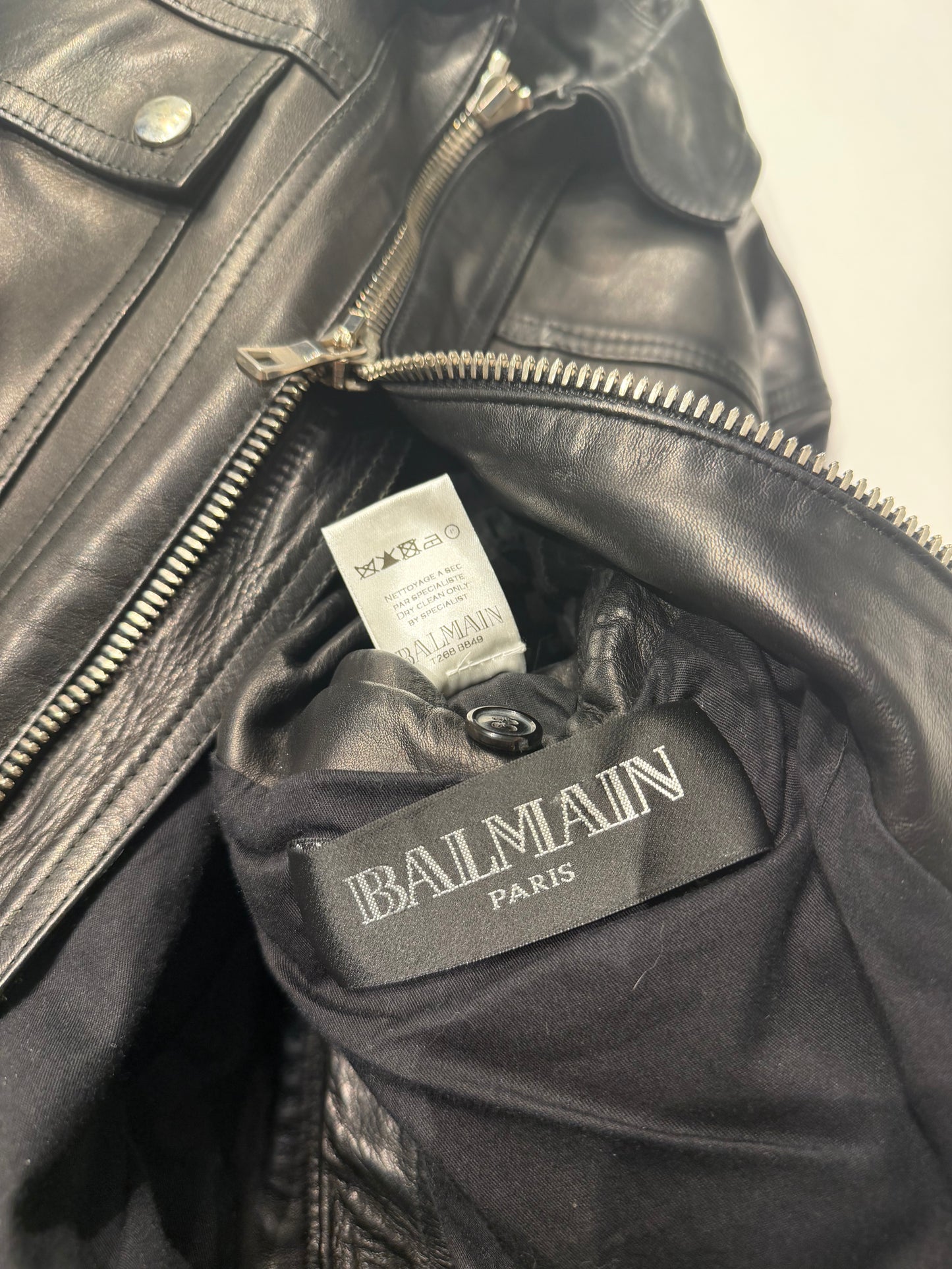 Balmain Homme SS12 Runway Leather Jacket