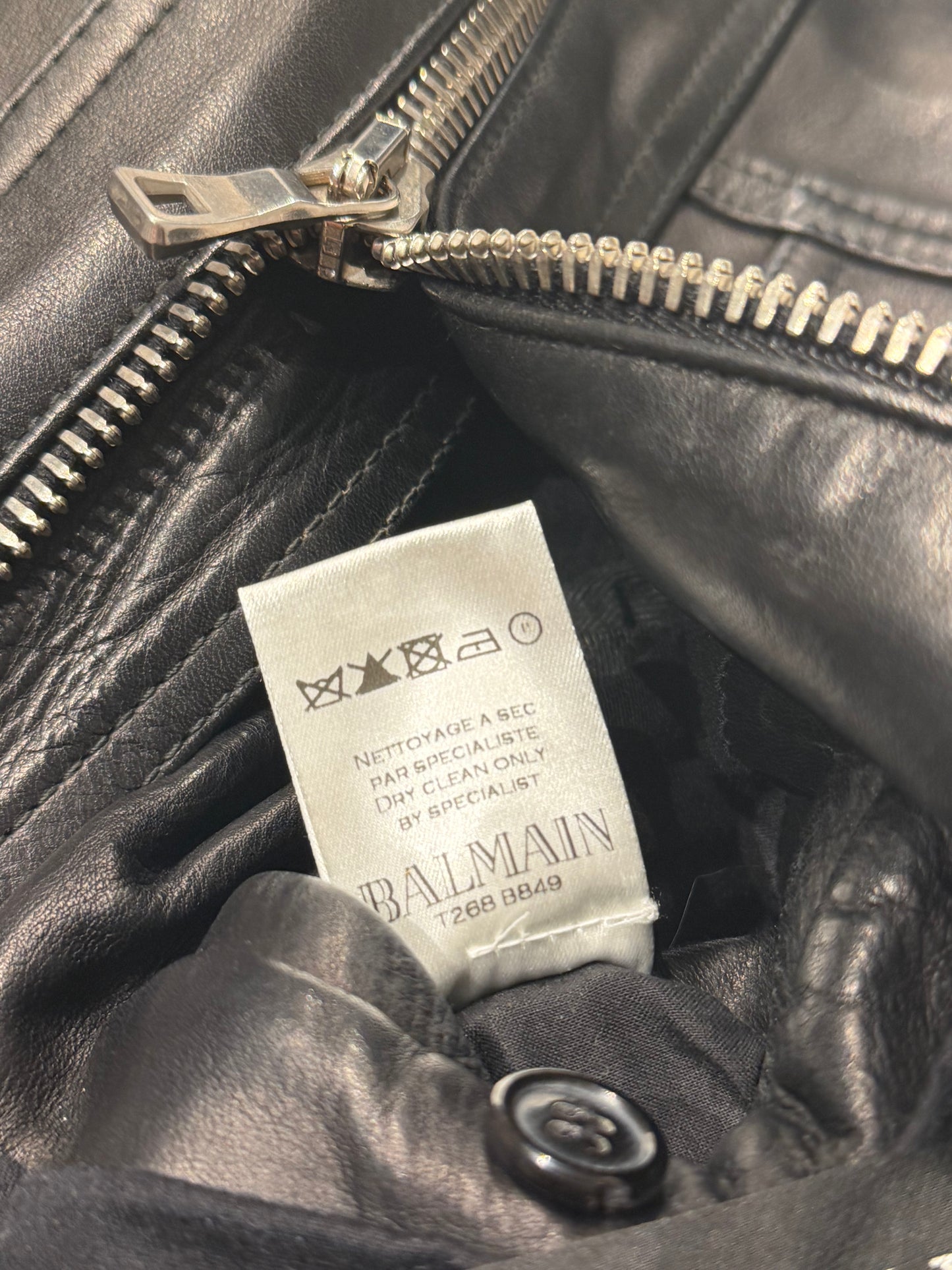 Balmain Homme SS12 Runway Leather Jacket