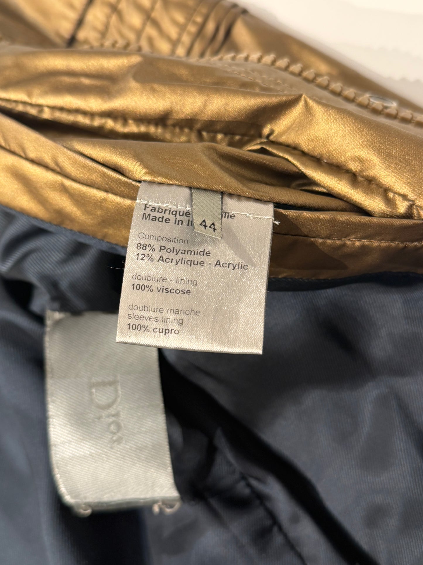 Dior Homme SS09 Gold Jacket