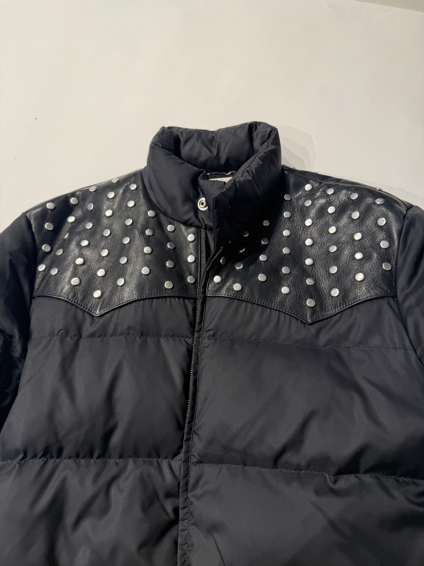 Saint Laurent AW14 Studded Puffer Jacket