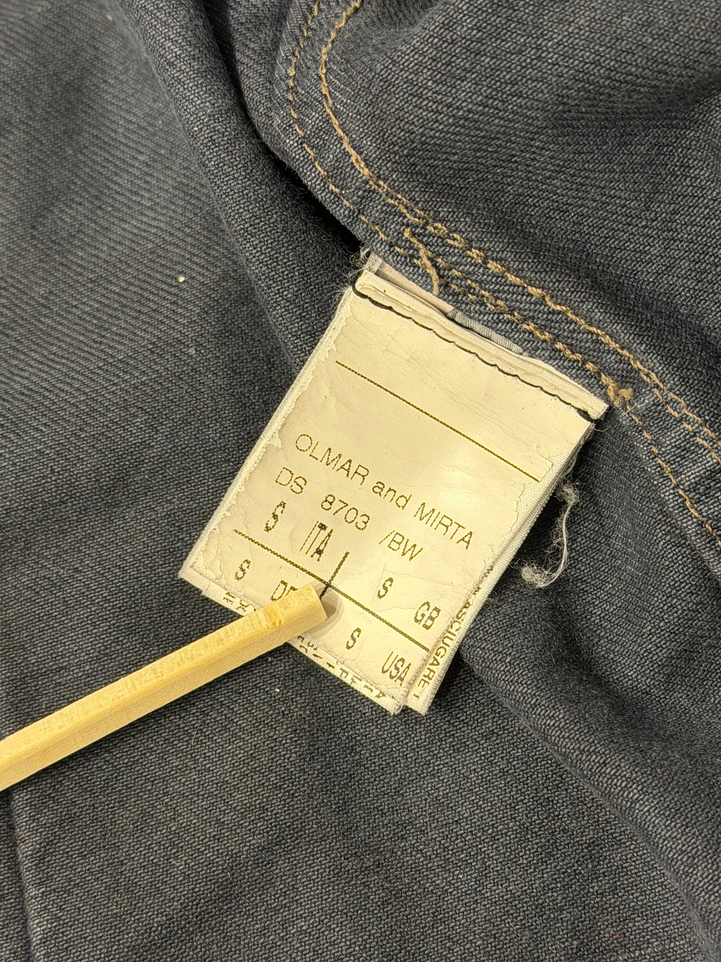 Rick Owens SS05 Scorpio Denim Jacket