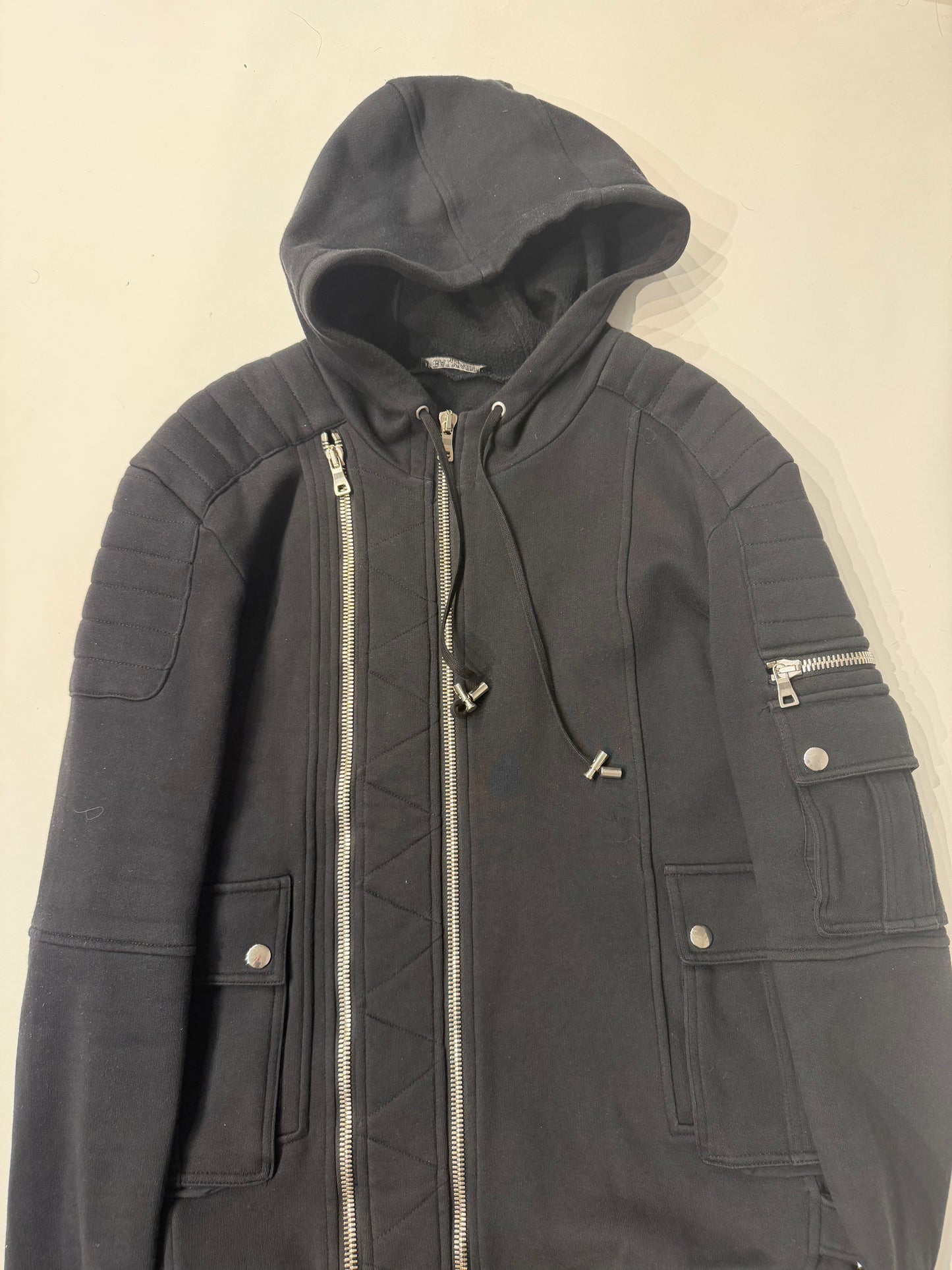 Balmain AW14 Zip Parka Hoodie