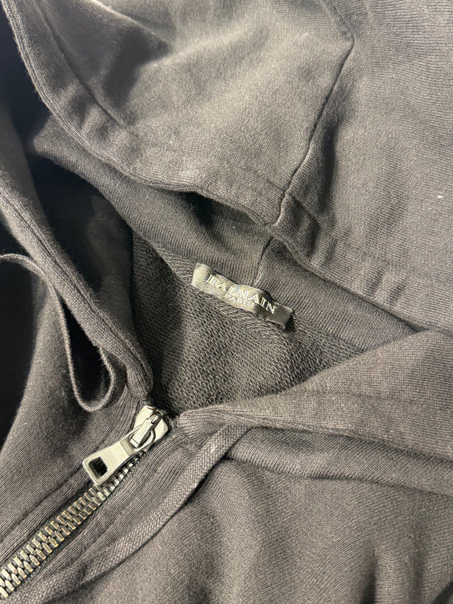 Balmain SS12 Zip Up Hoodie