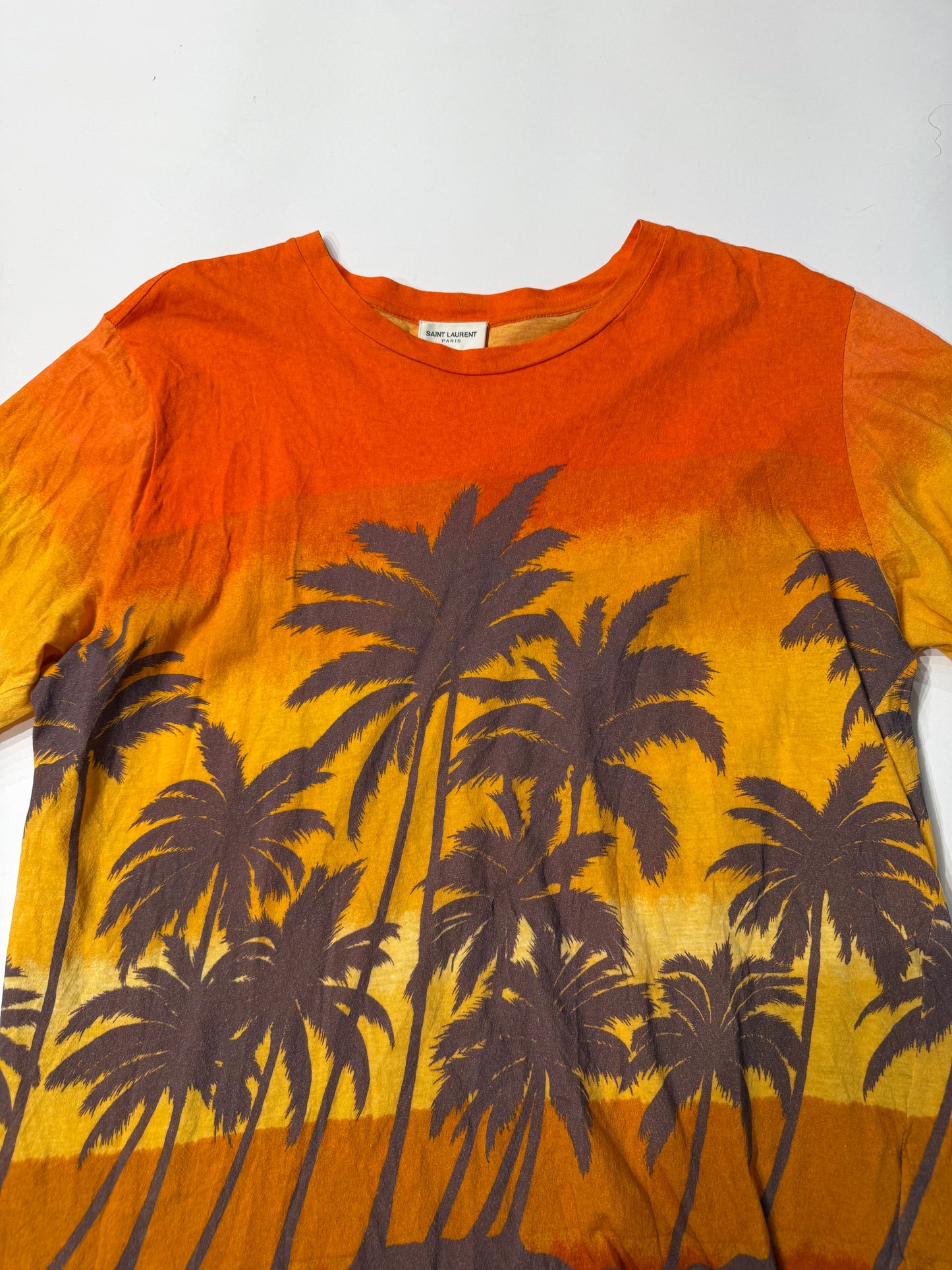 Saint Laurent Paris SS16 Palm Tree Shirt